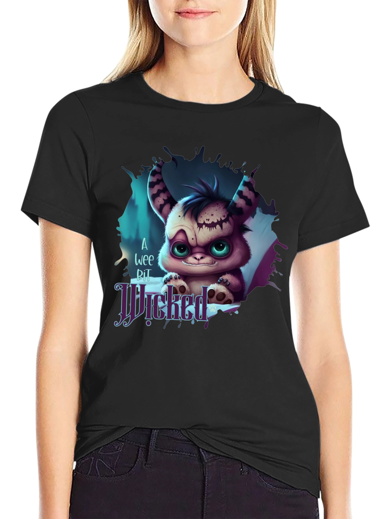 A Wee Bit Wicked Graphic Tee