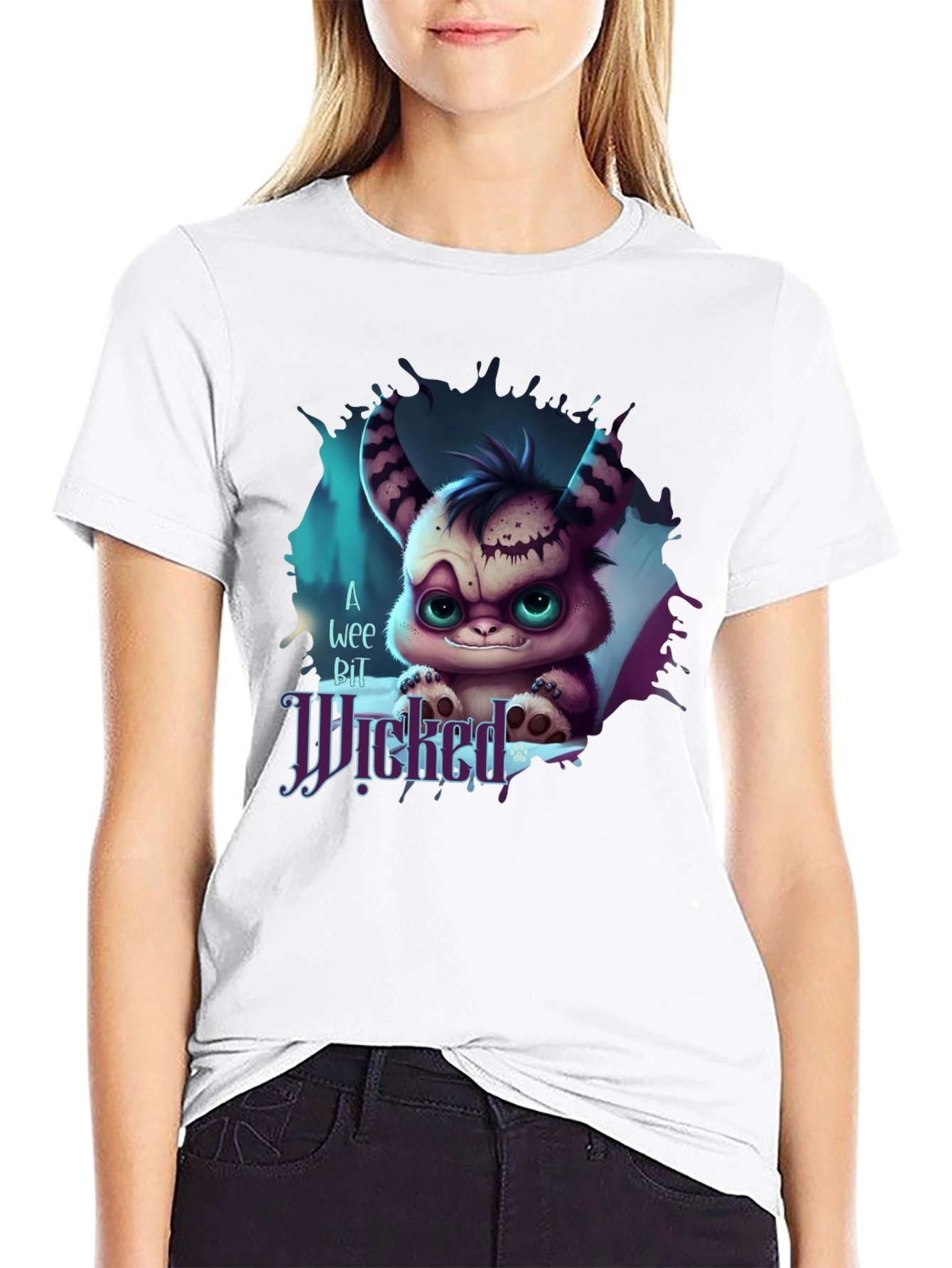A Wee Bit Wicked Graphic Tee