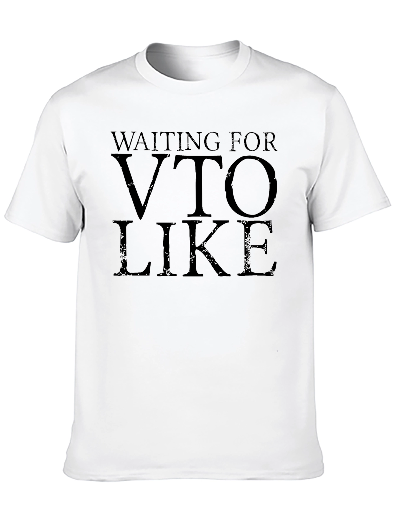 Waiting for VTO Like Black T-Shirt