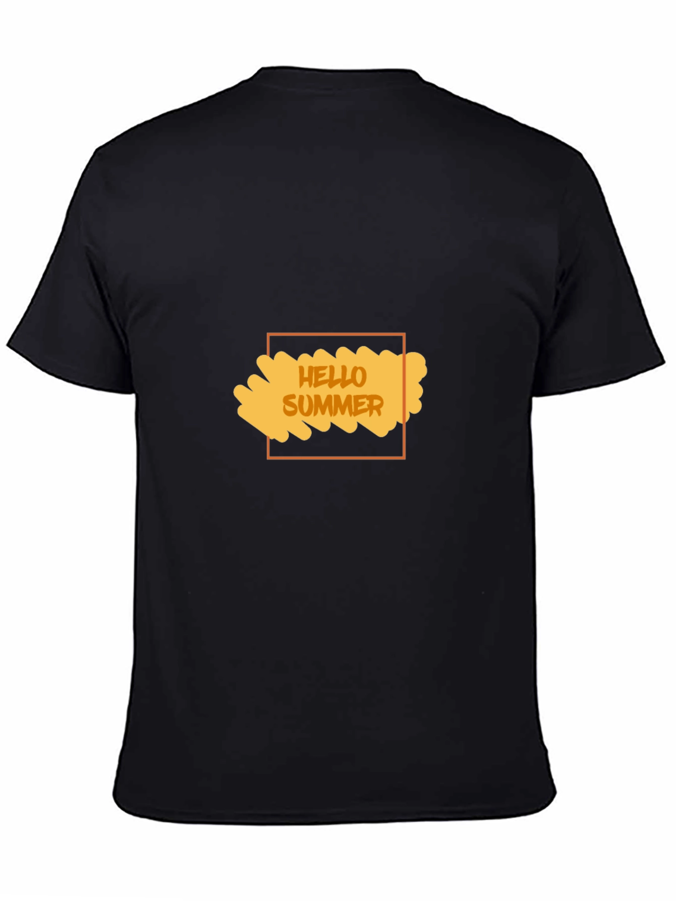 Hello Summer Black T-Shirt