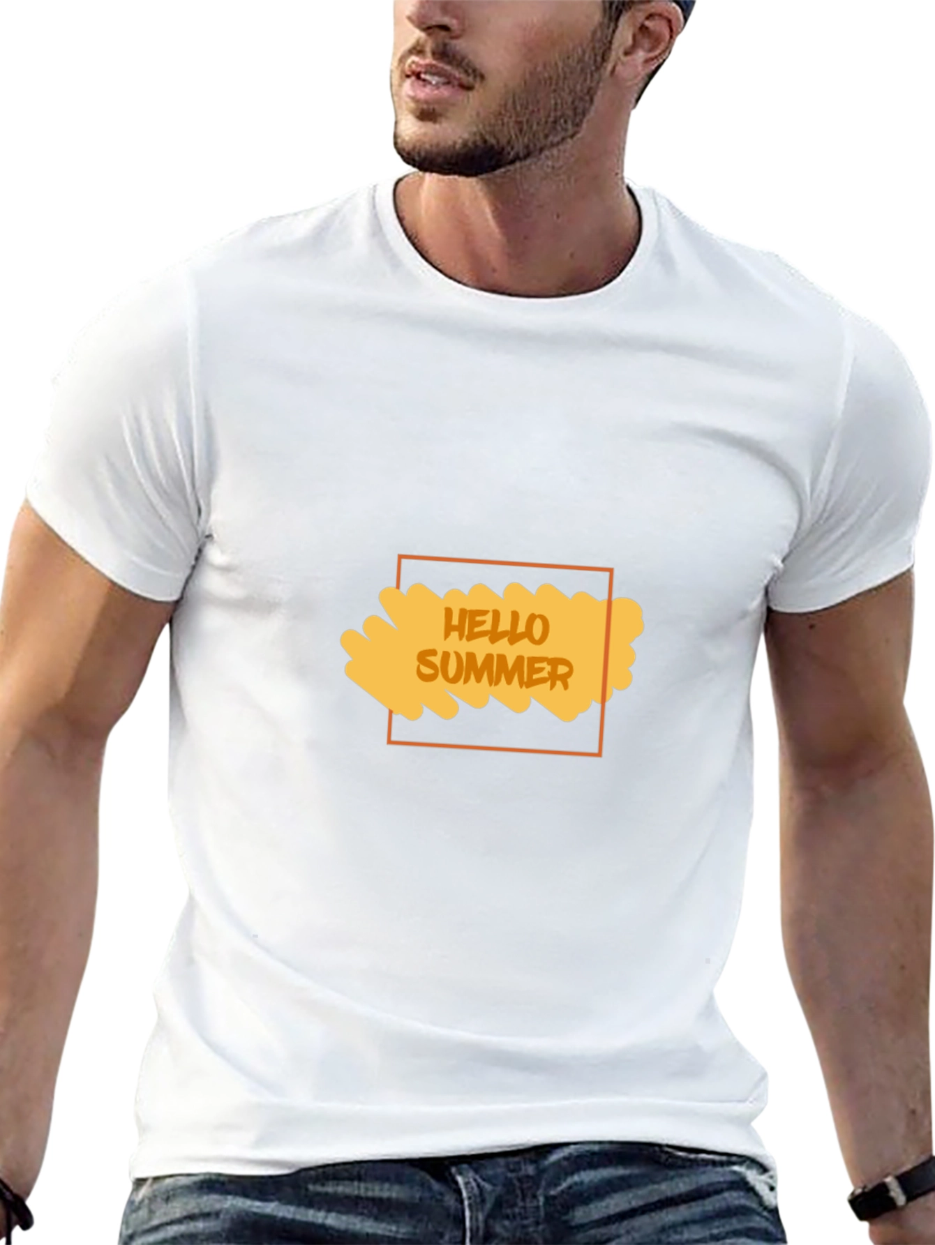 Hello Summer Black T-Shirt