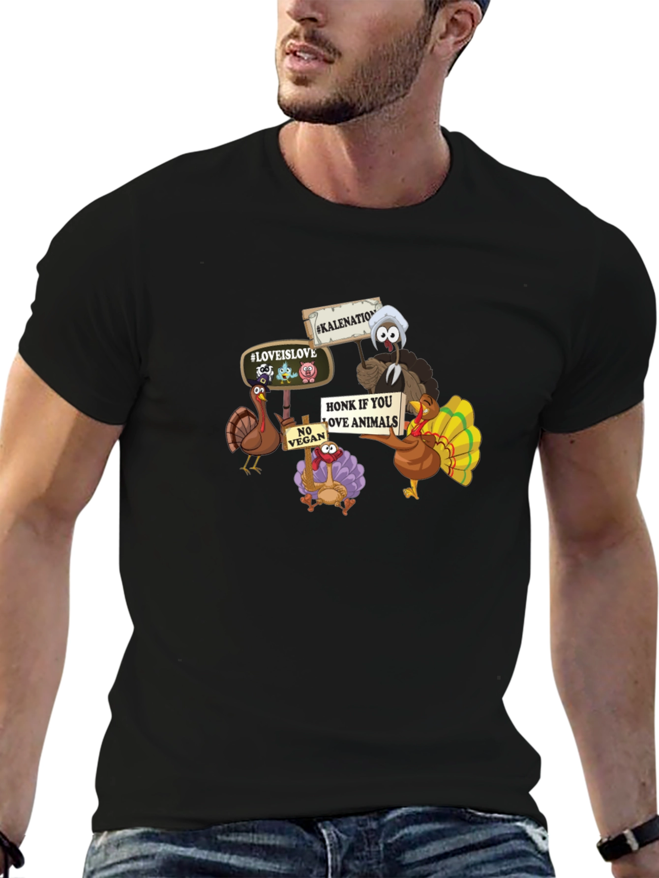 Thanksgiving Turkey Humor Graphic Tee