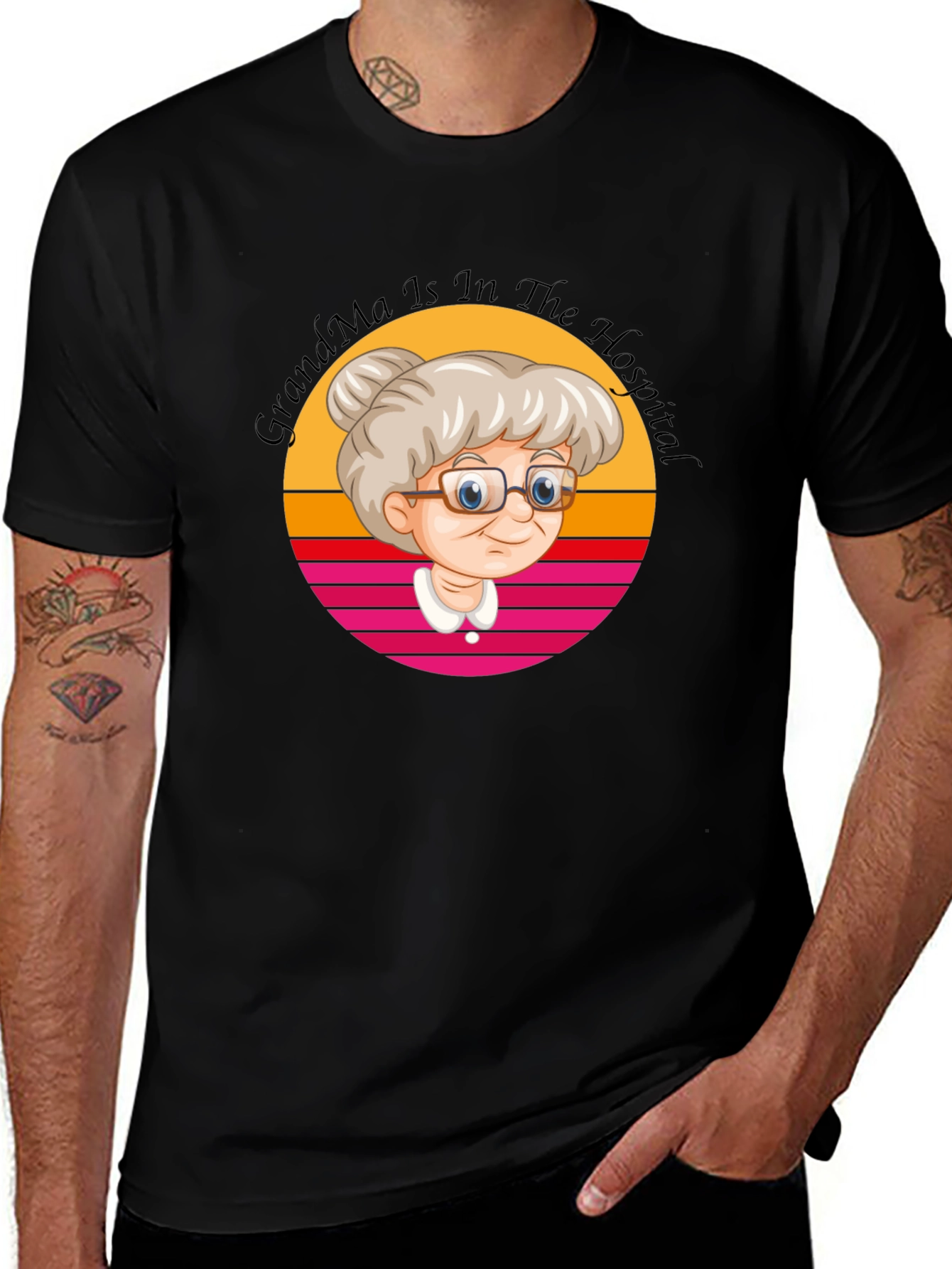Grandma In The Hospital Graphic T-Shirt