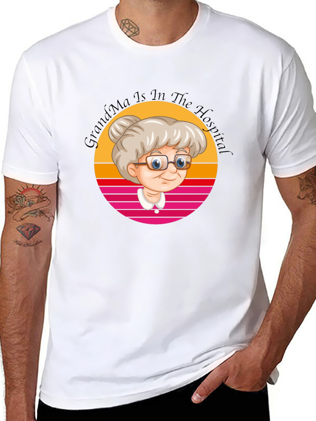 Grandma In The Hospital Graphic T-Shirt