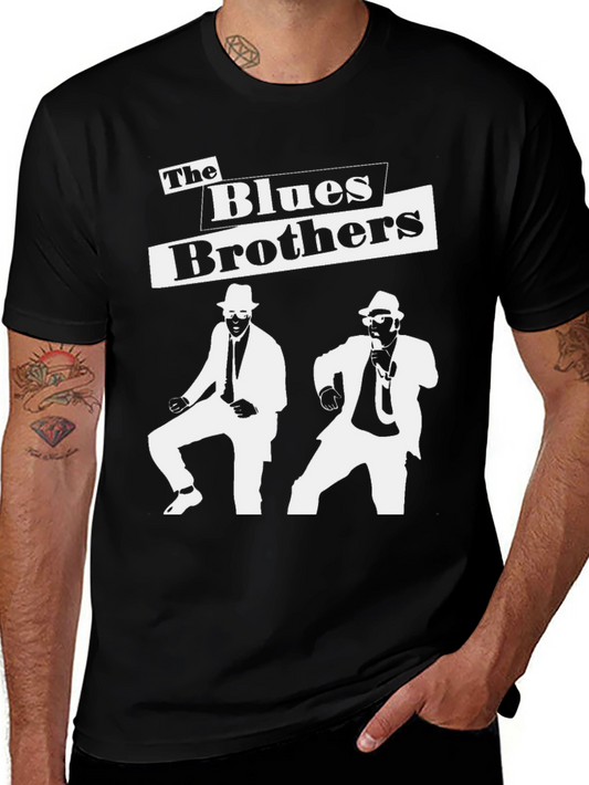 The Blues Brothers Graphic Tee - Retro Cool Black T-Shirt