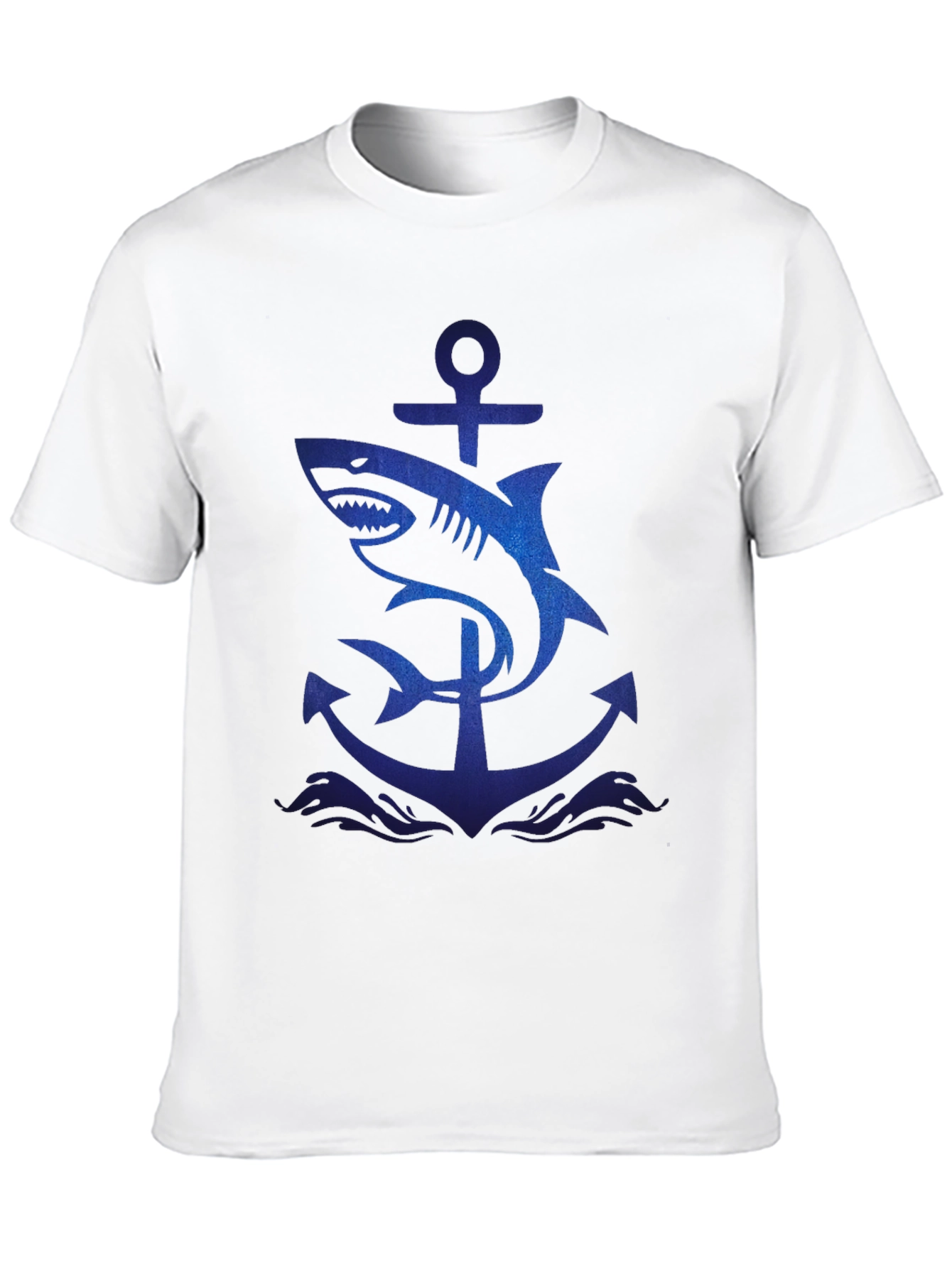 Shark Anchor Graphic T-Shirt