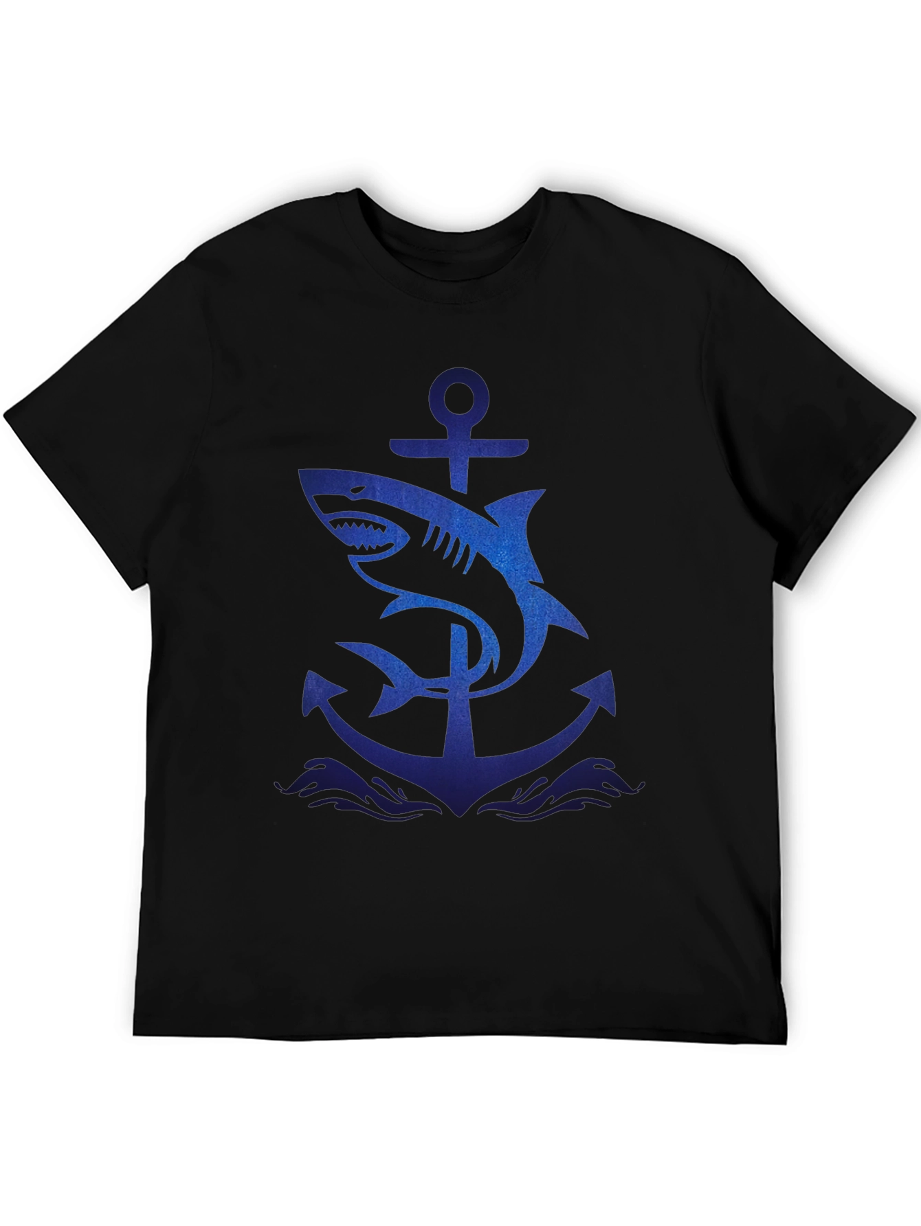 Shark Anchor Graphic T-Shirt
