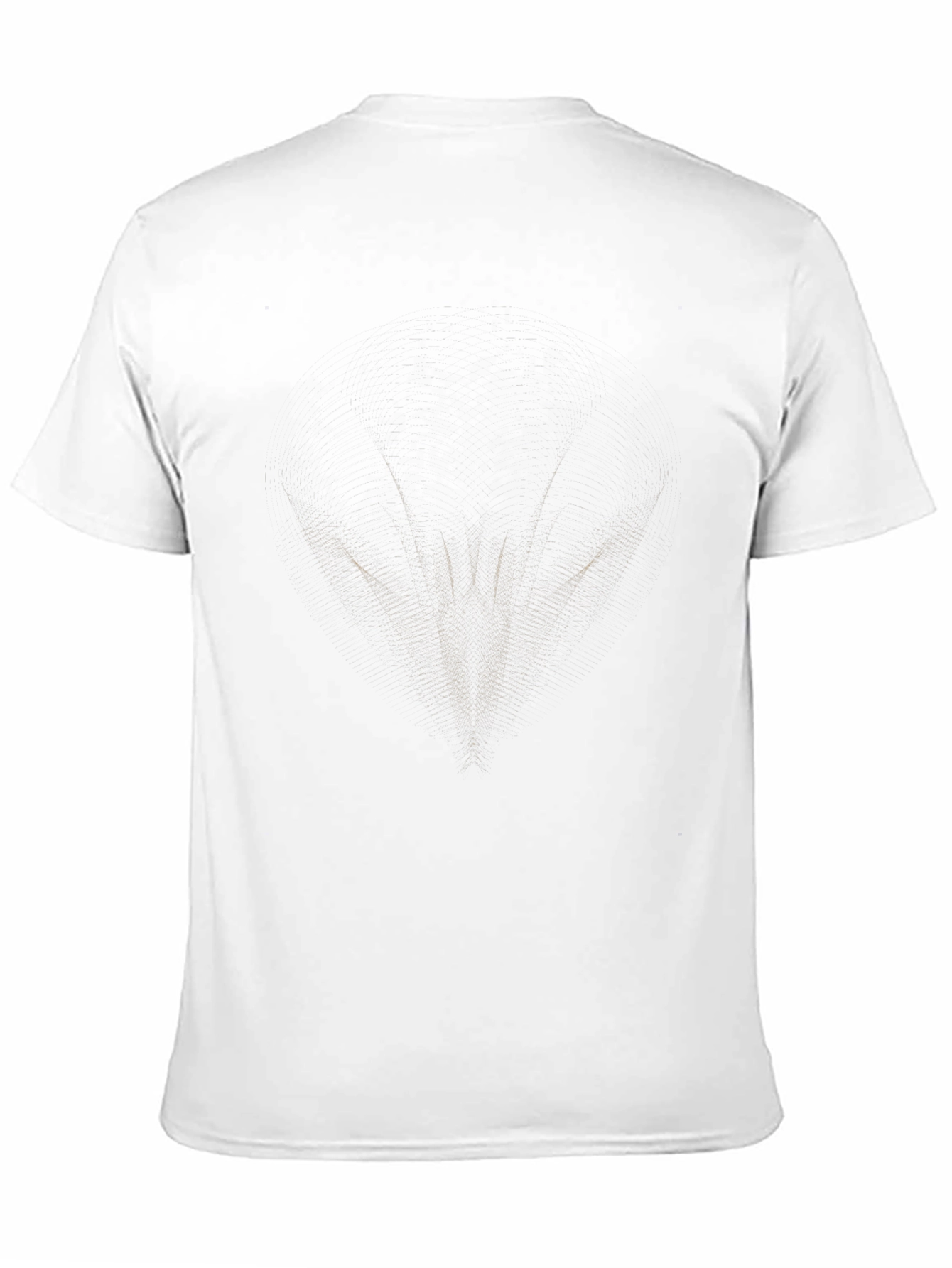 Mens Black Graphic Tee - Abstract Design