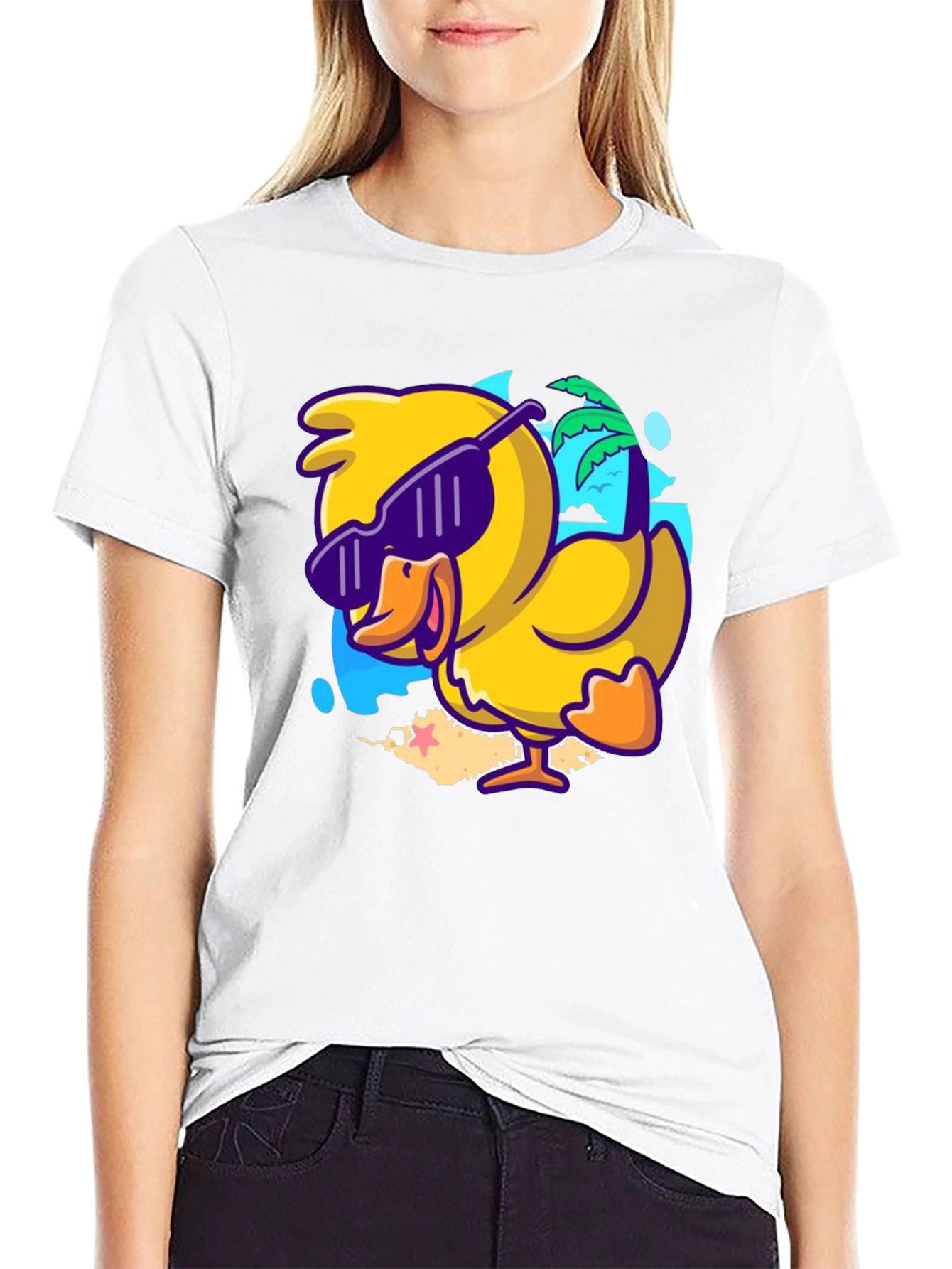 Cool Duck Graphic Tee - Summer Vibes
