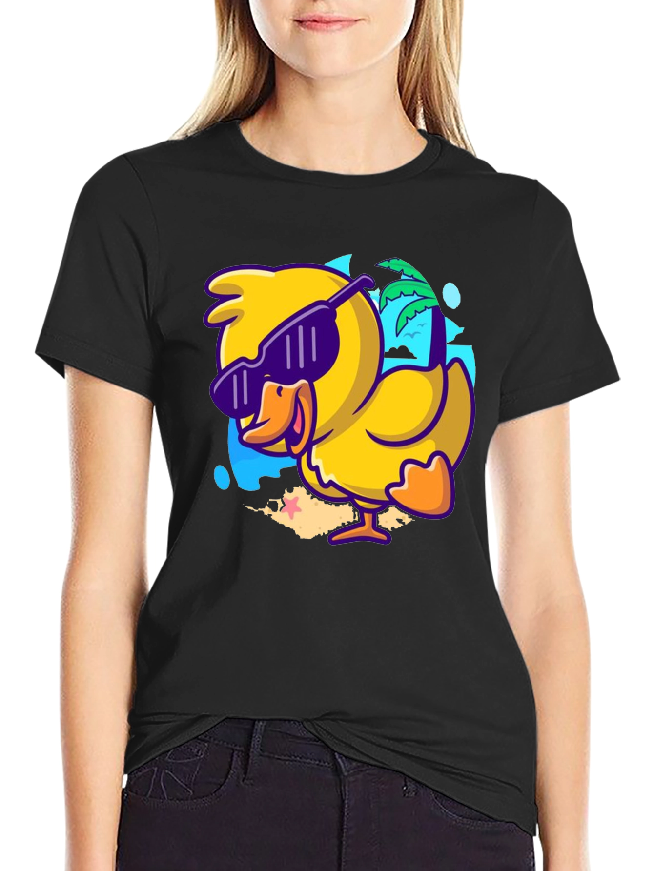 Cool Duck Graphic Tee - Summer Vibes