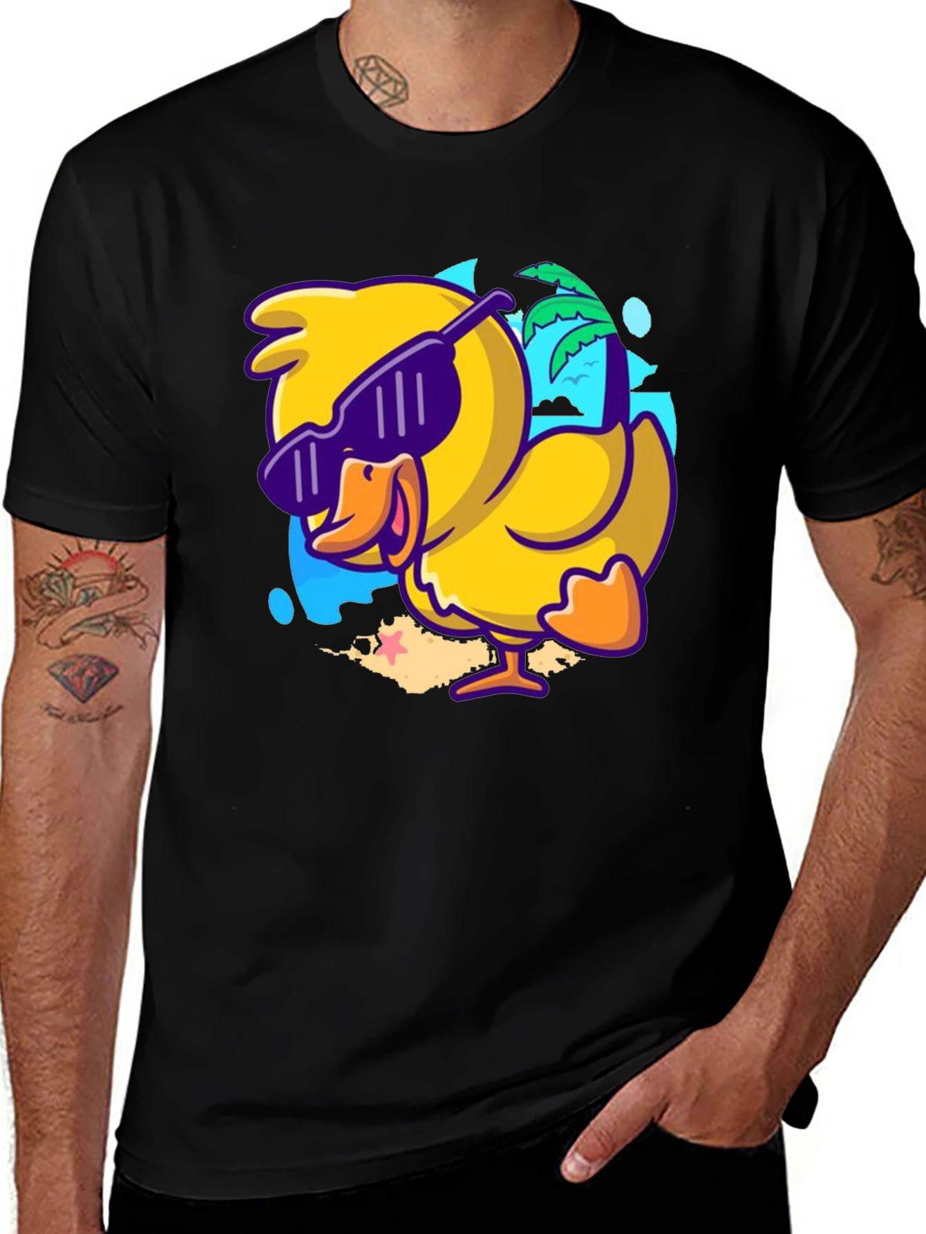 Cool Duck Graphic Tee - Summer Vibes