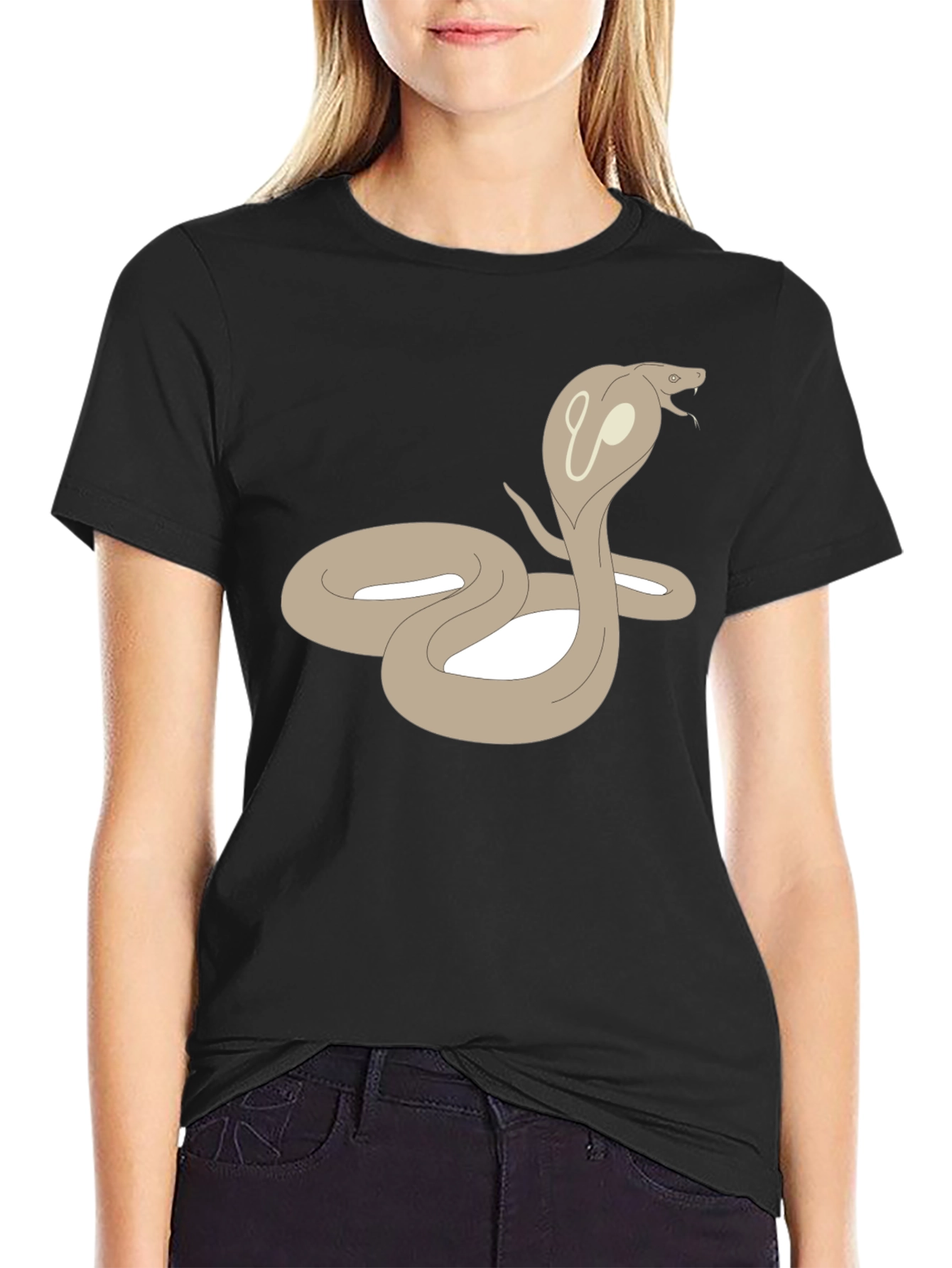 Cobra Graphic Tee - Stylish Snake Design