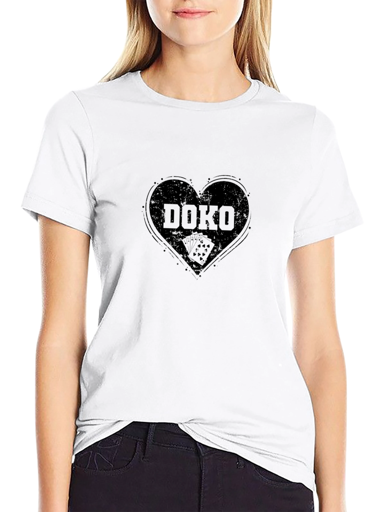 DOKO Card Game Heart Tee