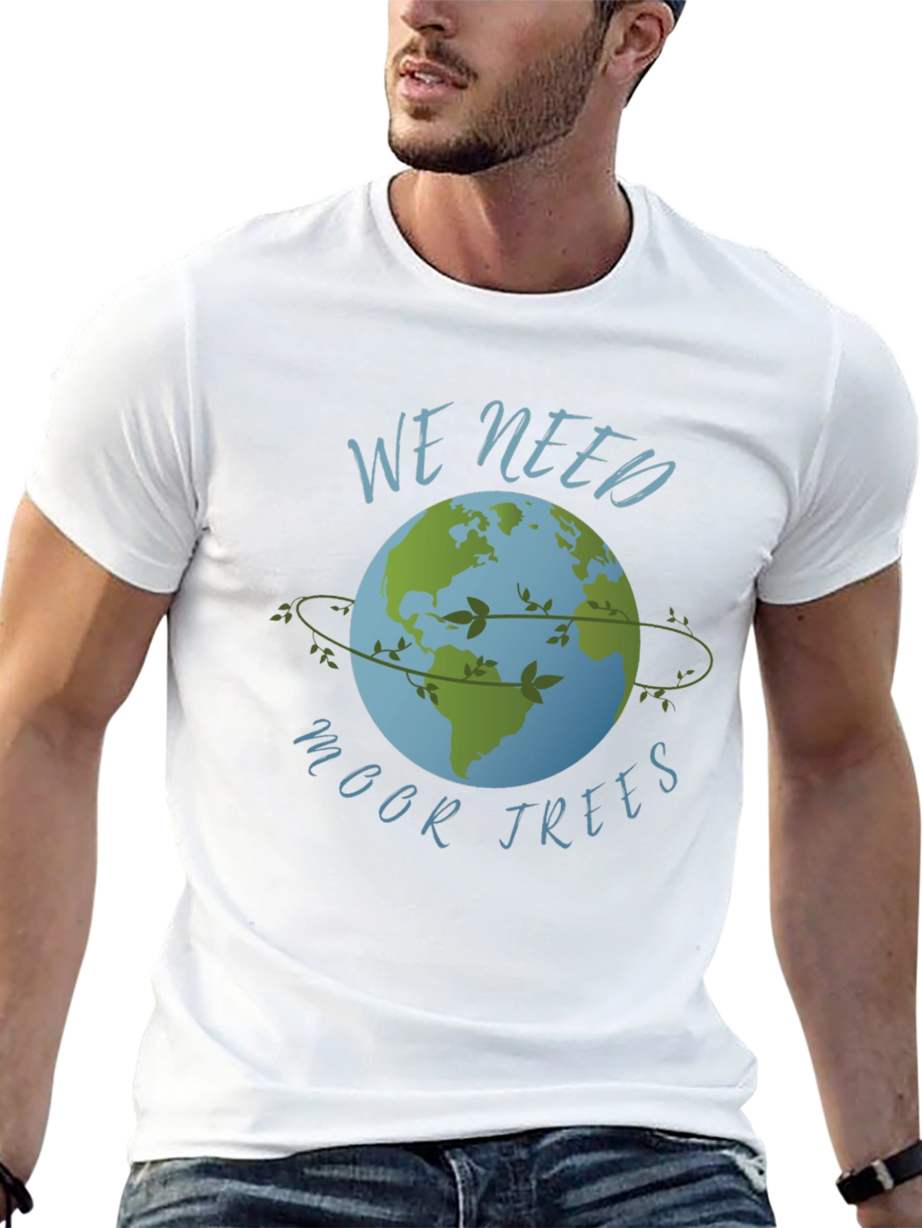Eco-Friendly We Need Moor Trees Graphic Tee