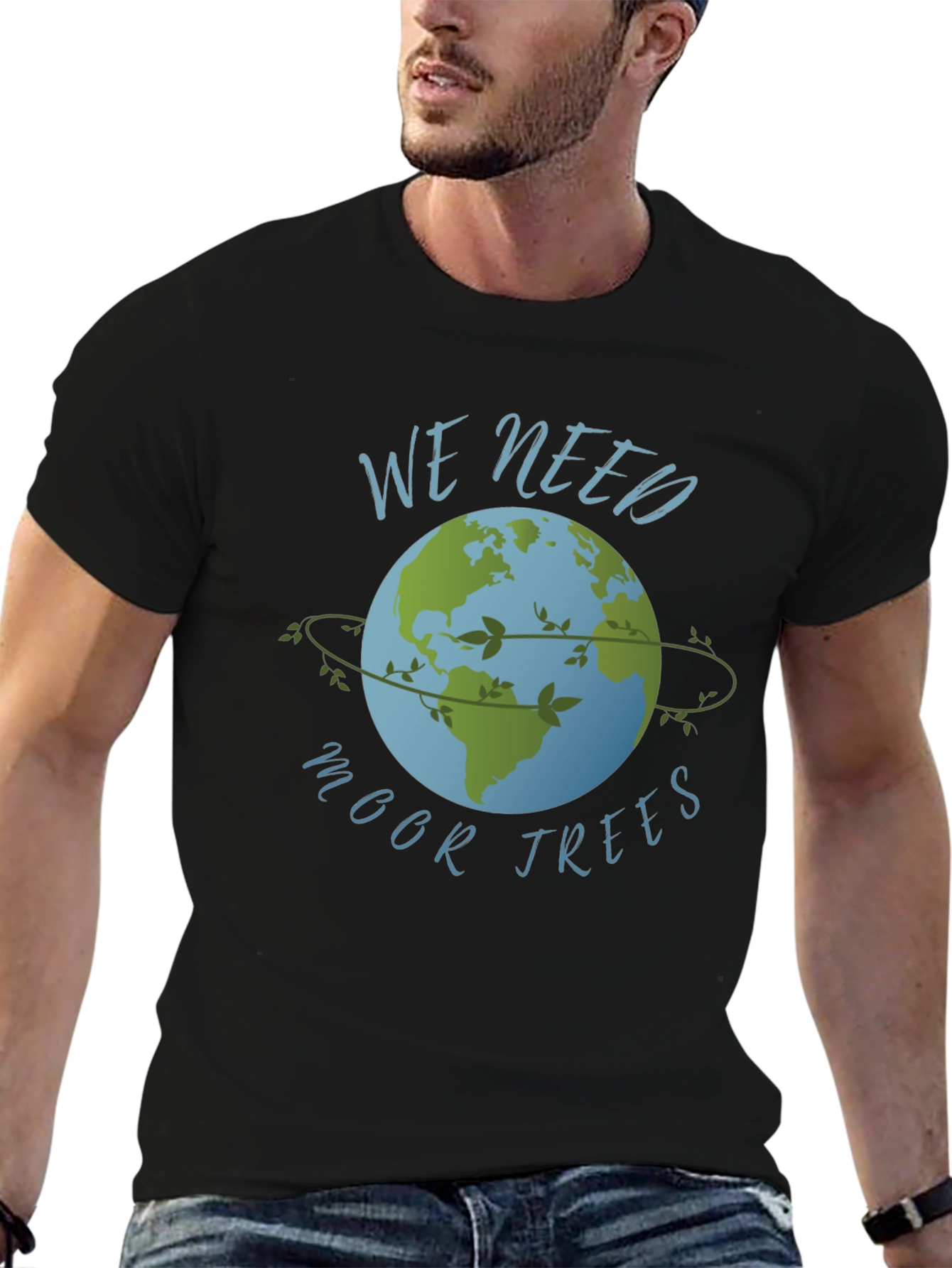 Eco-Friendly We Need Moor Trees Graphic Tee
