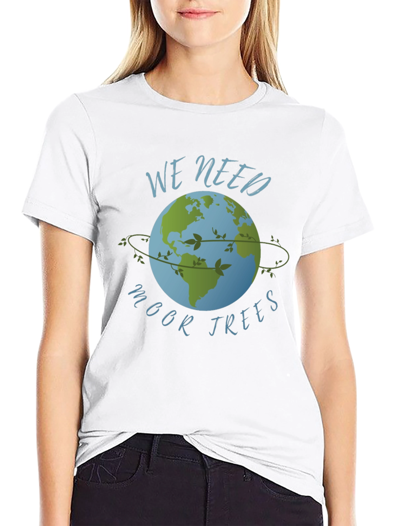 Eco-Friendly We Need Moor Trees Graphic Tee