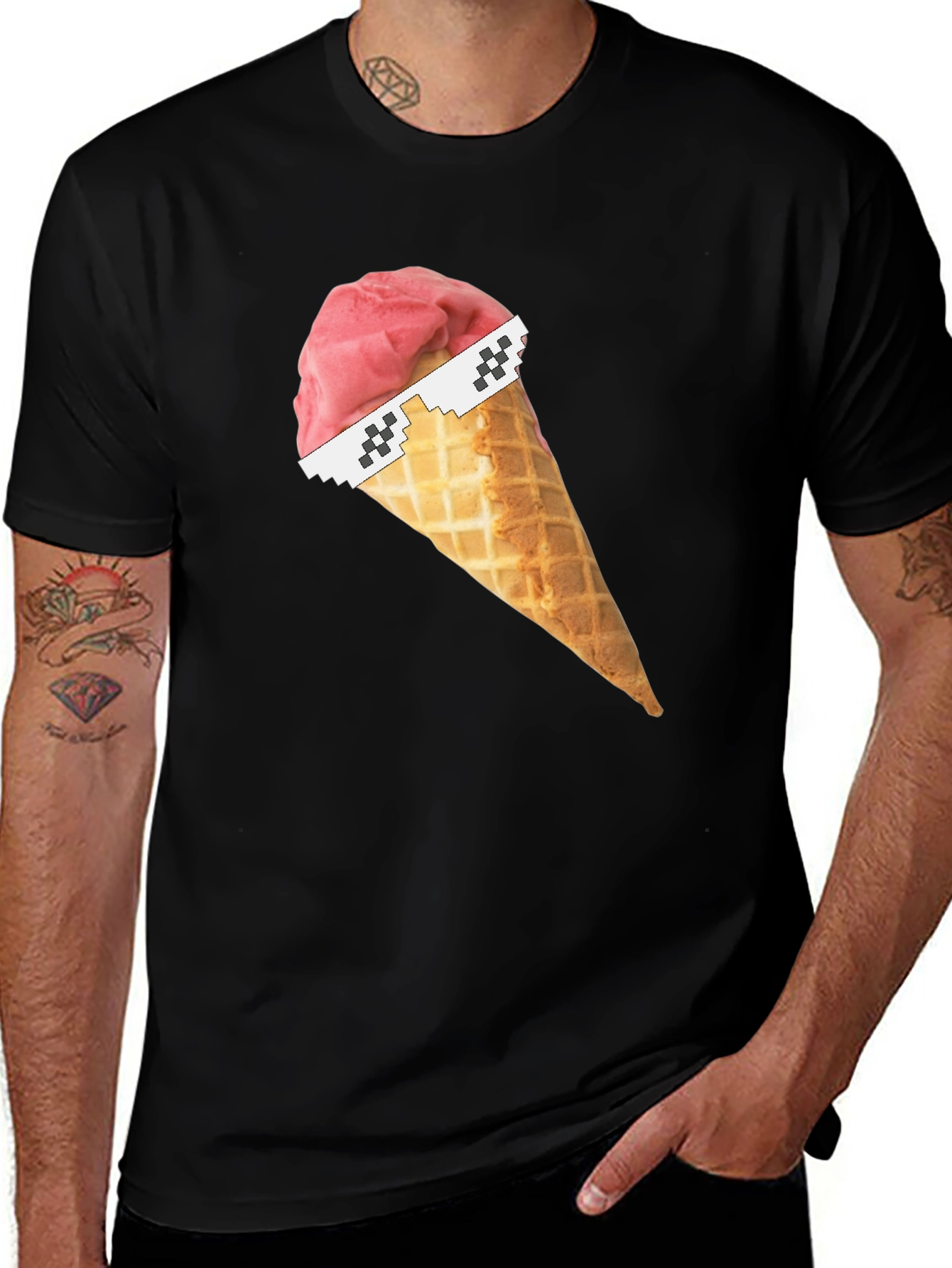 Ice Cream Cone Meme T-Shirt