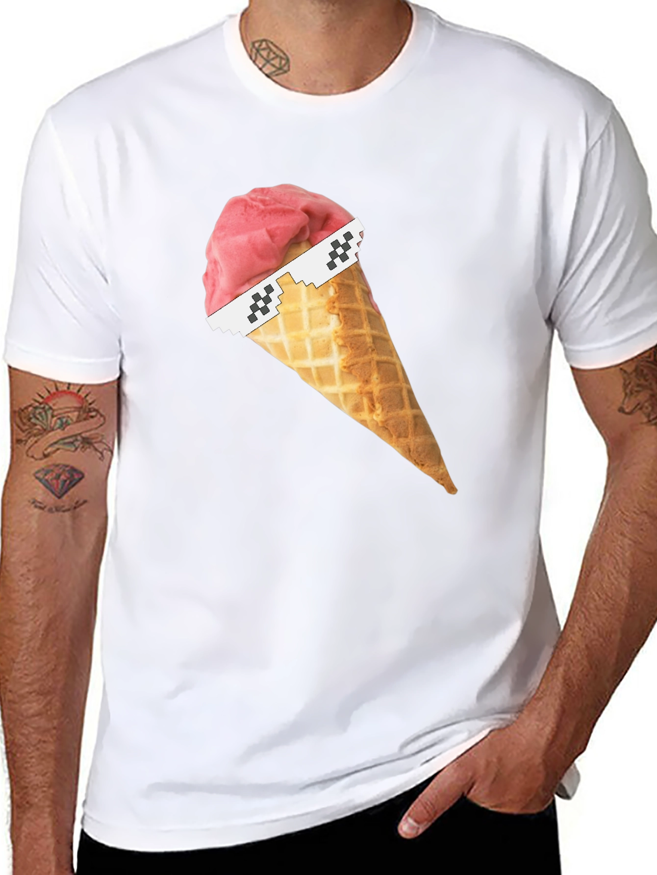 Ice Cream Cone Meme T-Shirt