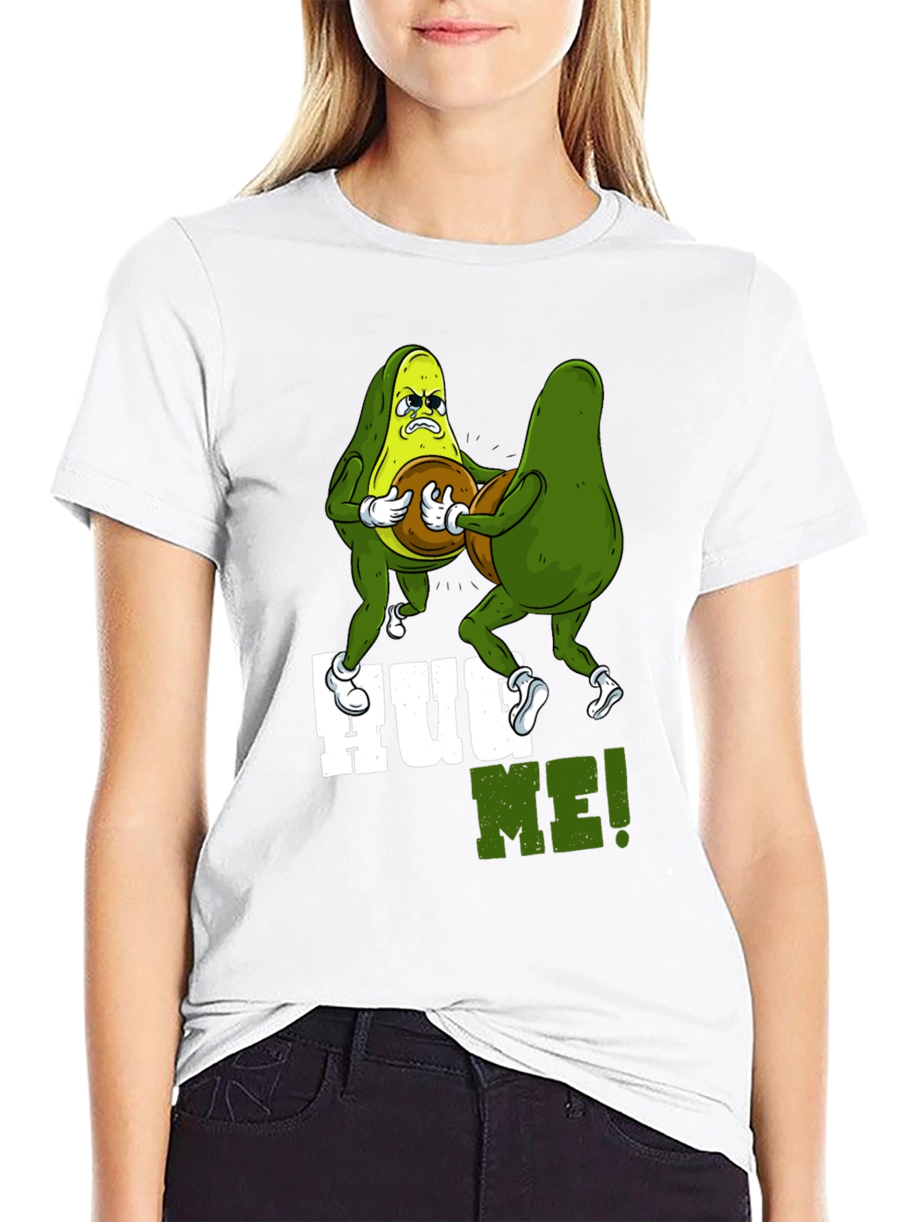Funny Avocado Hug Me T-Shirt
