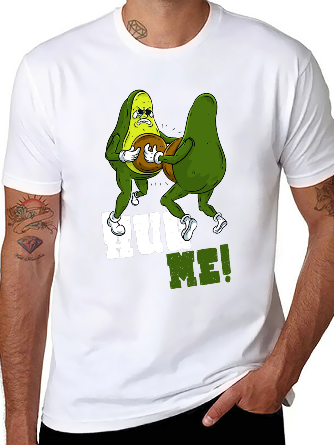 Funny Avocado Hug Me T-Shirt