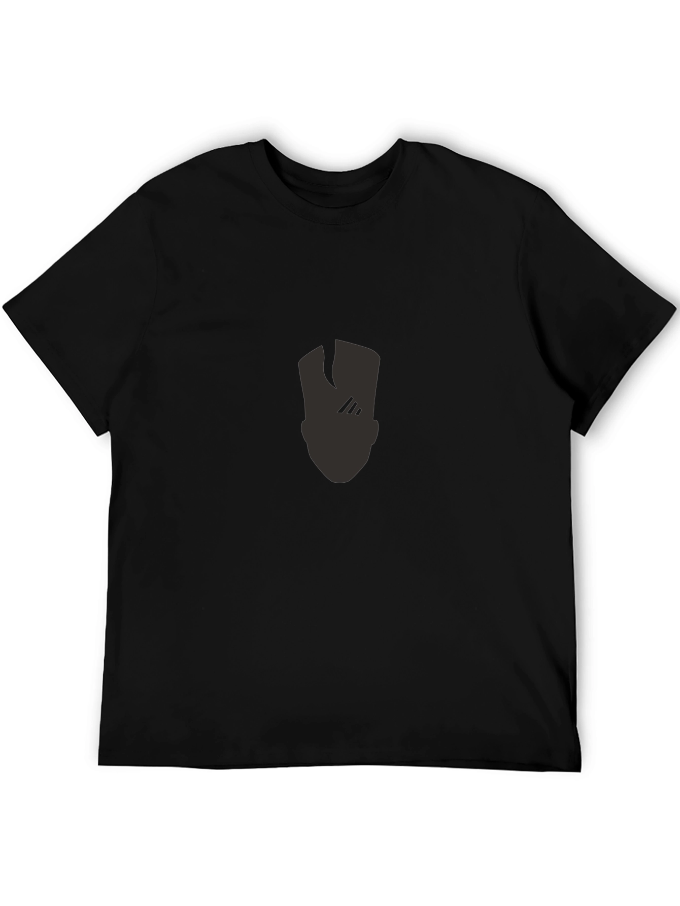 Mens Black Graphic T-Shirt - Modern Design