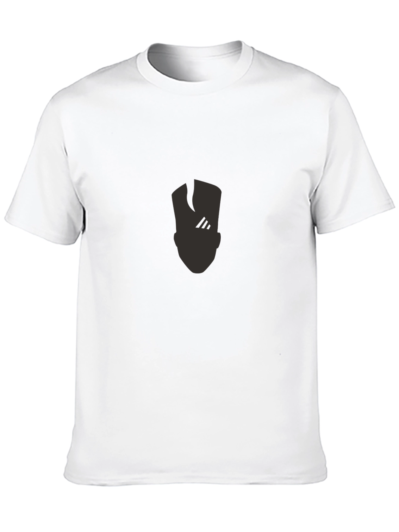 Mens Black Graphic T-Shirt - Modern Design
