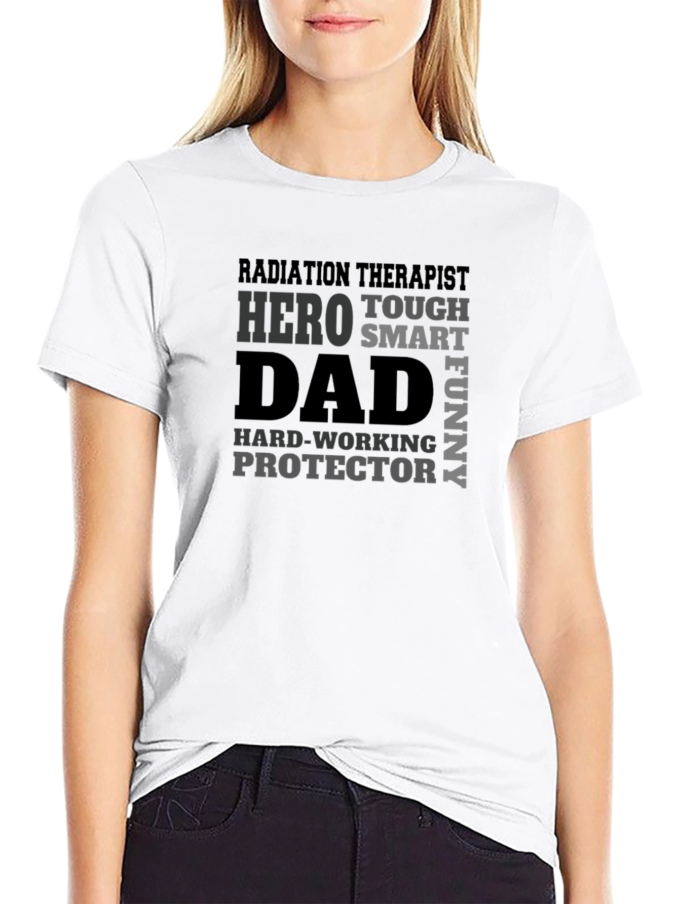 Radiation Therapist Dad T-Shirt Hero Protector Gift