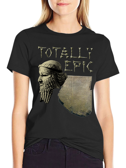 Totally Epic Gilgamesh T-Shirt - Black Cotton Tee