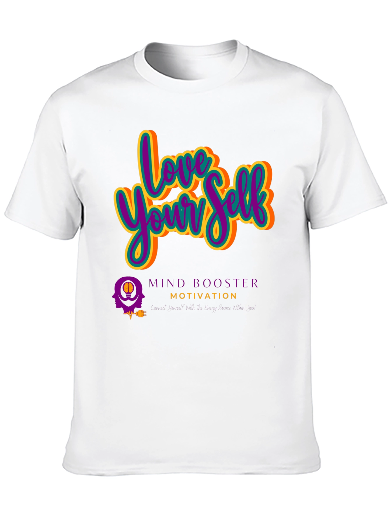 Love Yourself Motivational Black T-Shirt
