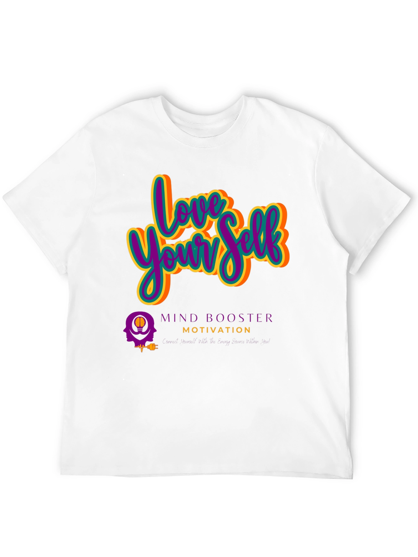 Love Yourself Motivational Black T-Shirt