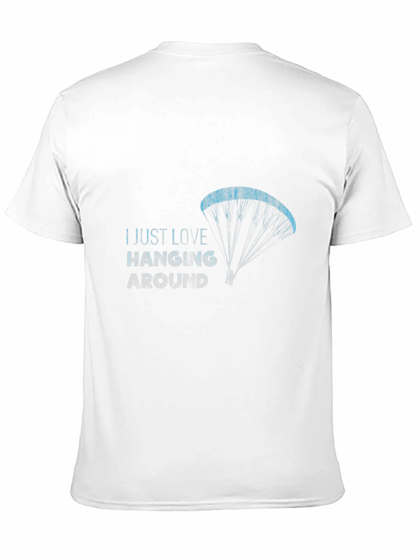 Hanging Around Paragliding Black T-Shirt