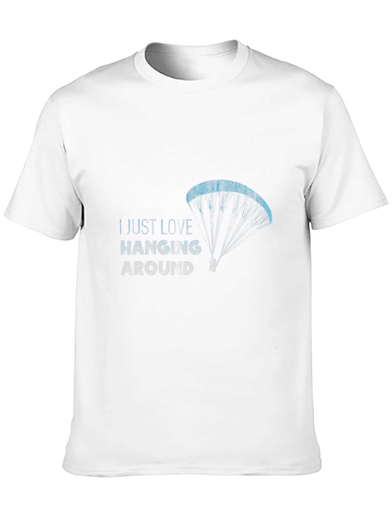 Hanging Around Paragliding Black T-Shirt