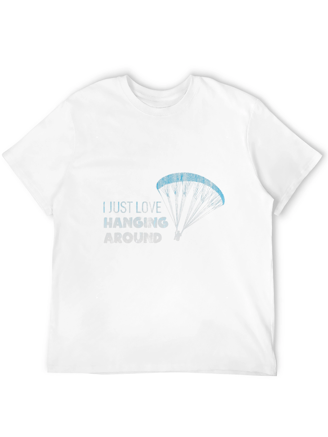 Hanging Around Paragliding Black T-Shirt
