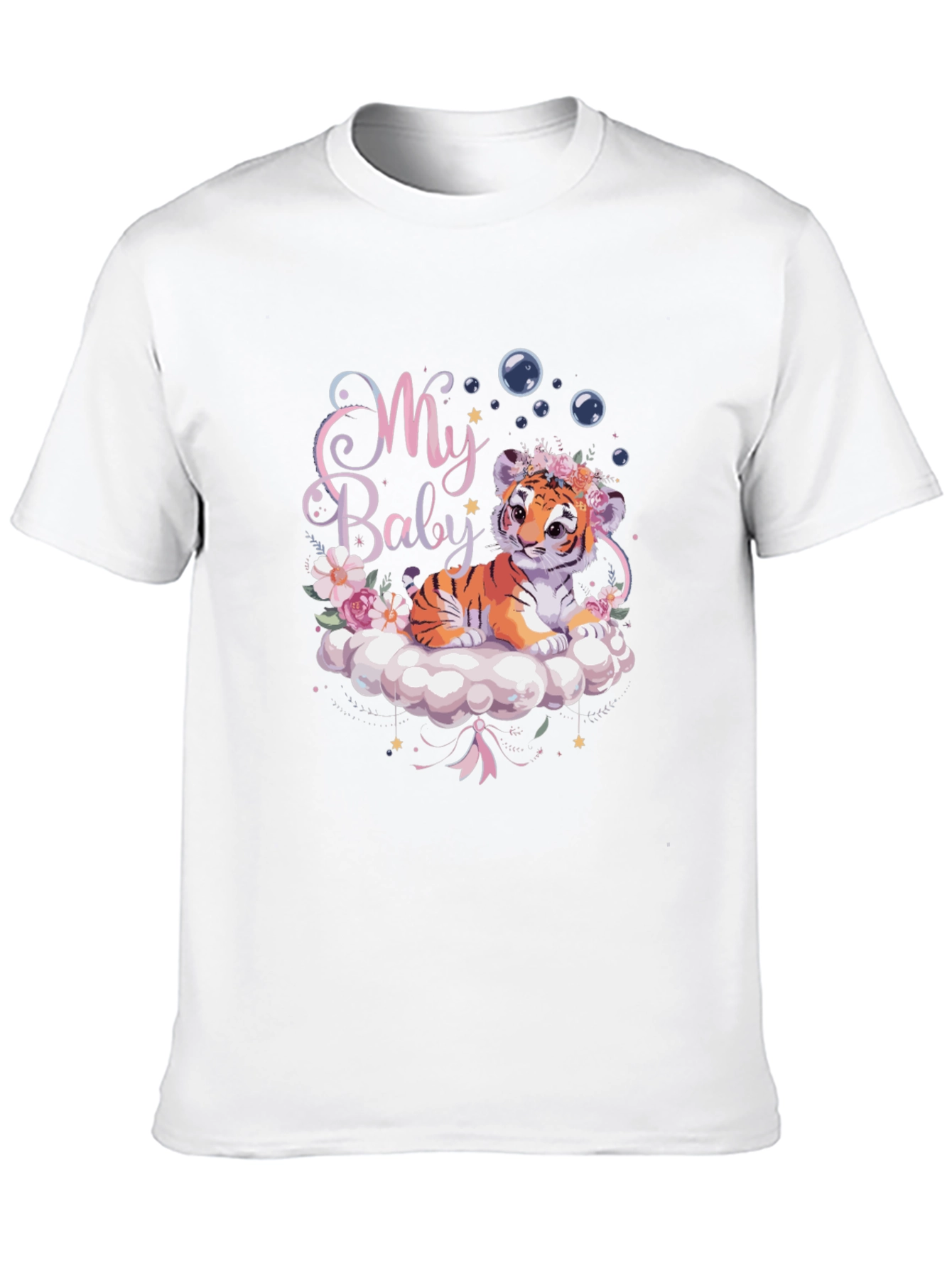 Cute Baby Tiger Graphic Tee