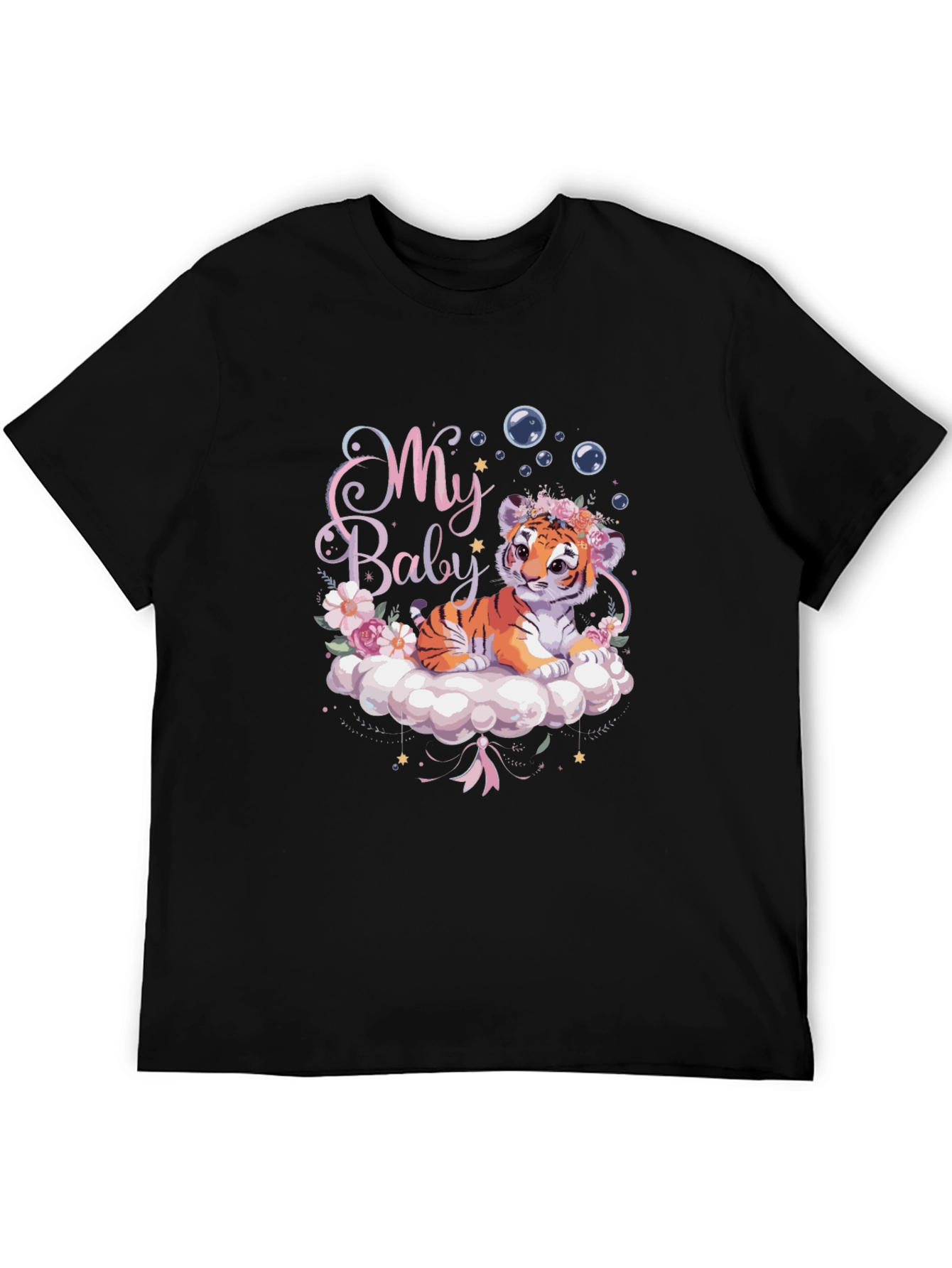 Cute Baby Tiger Graphic Tee