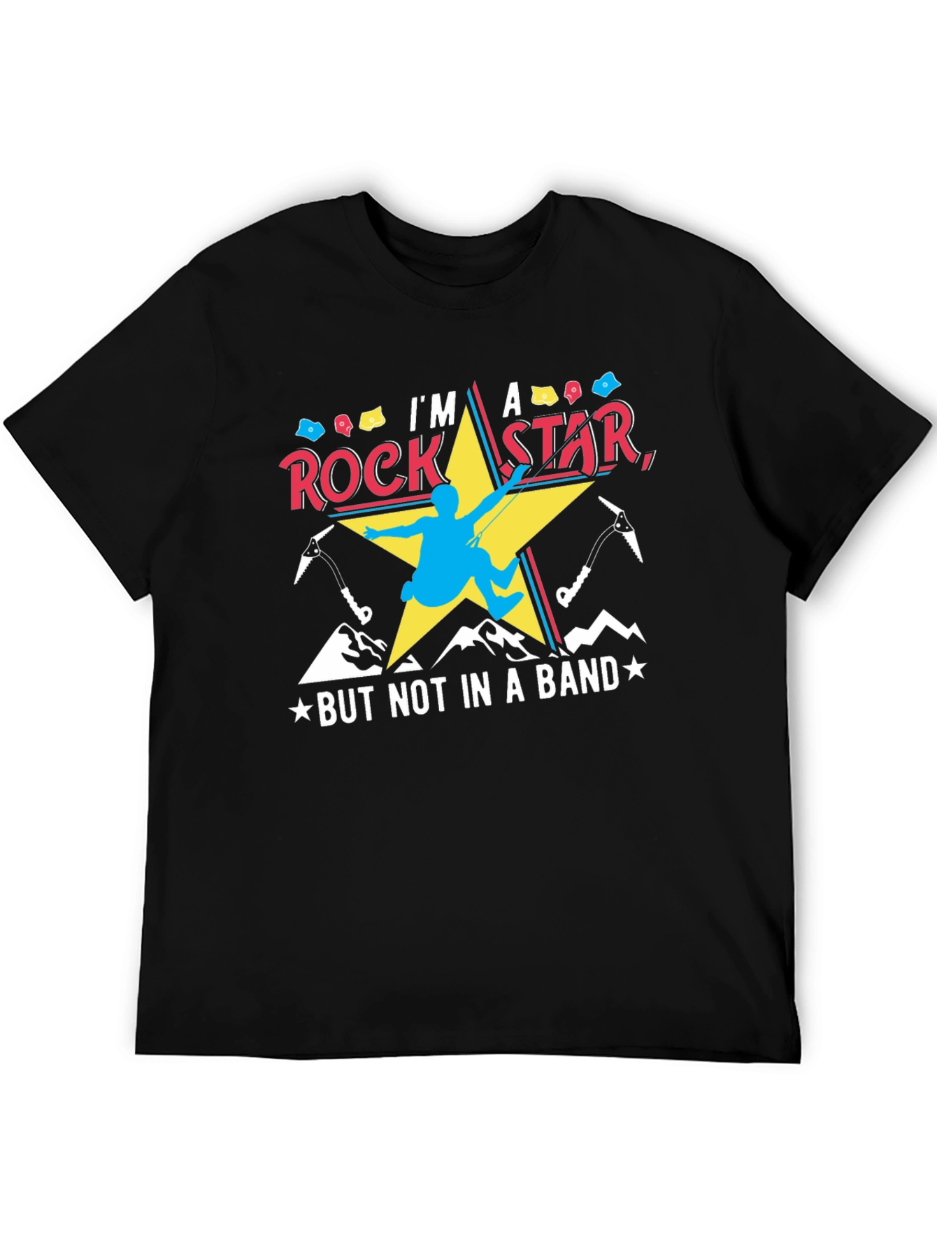 Rock Star Climber Graphic T-Shirt