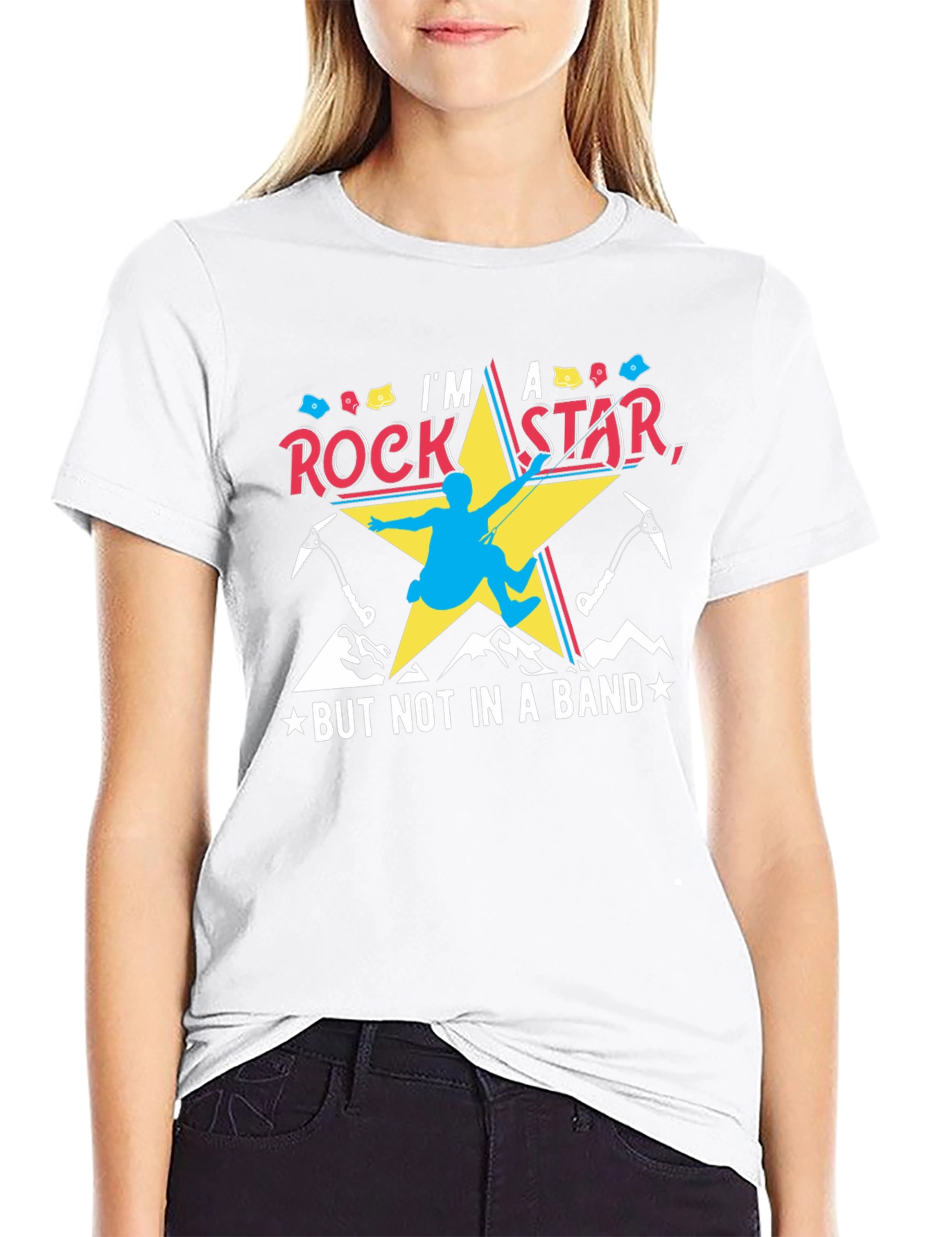 Rock Star Climber Graphic T-Shirt
