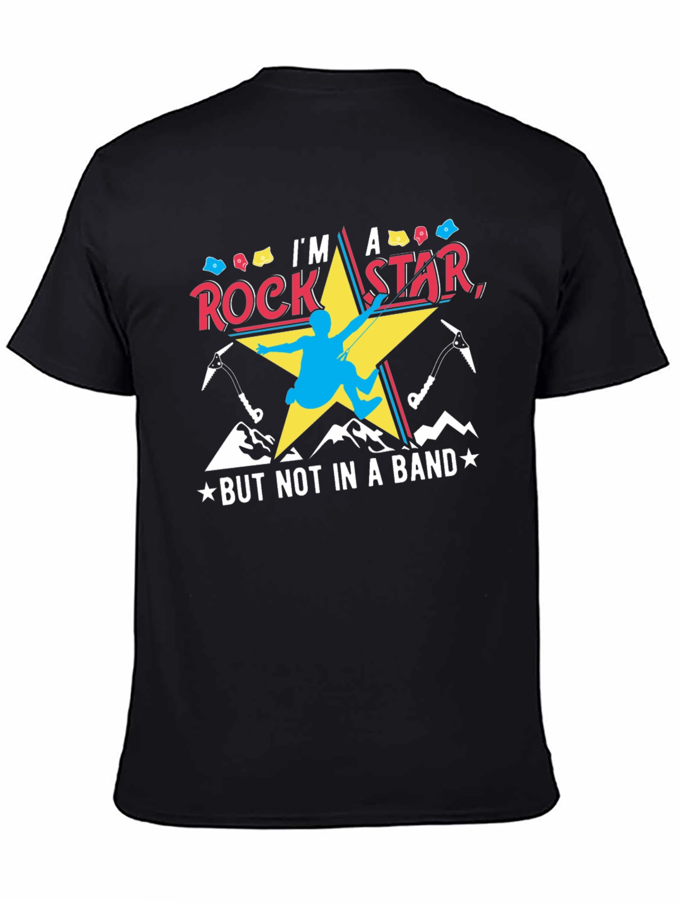 Rock Star Climber Graphic T-Shirt
