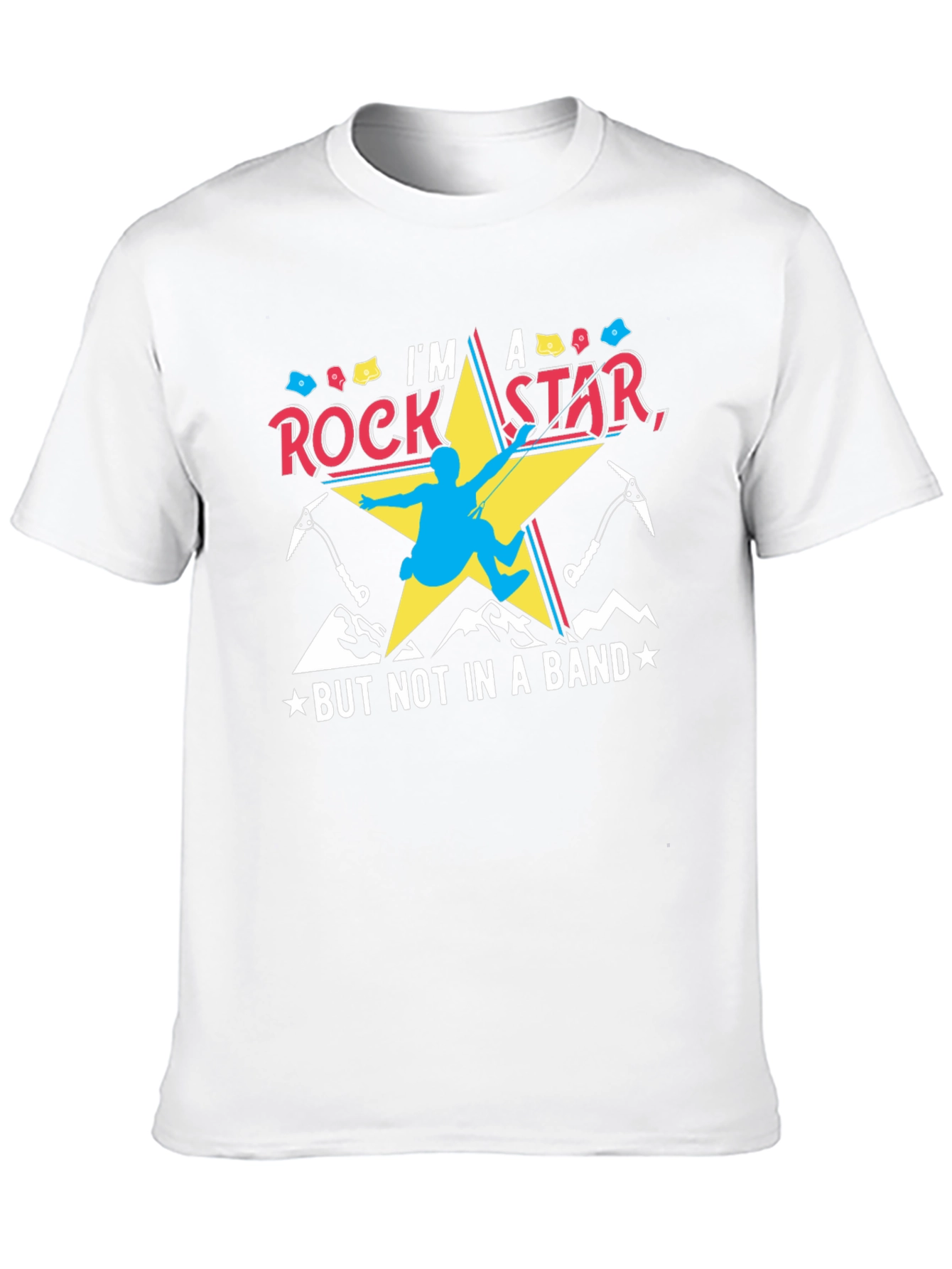 Rock Star Climber Graphic T-Shirt