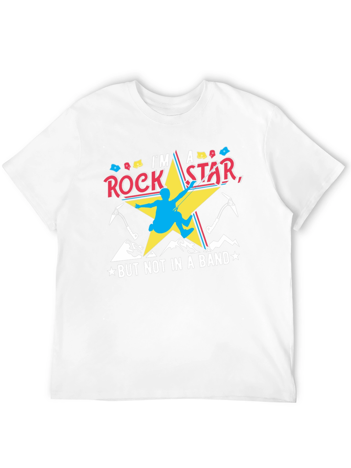 Rock Star Climber Graphic T-Shirt