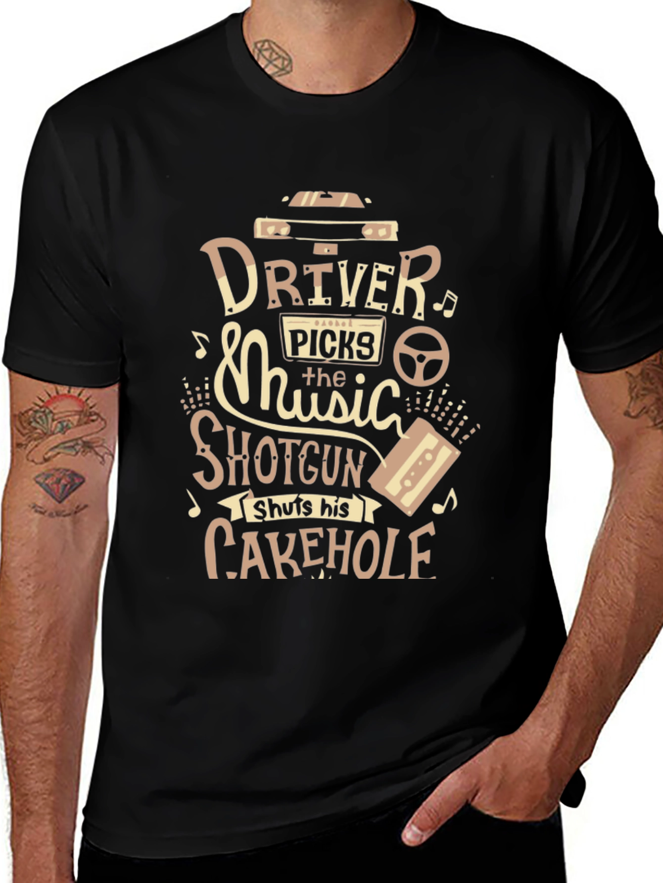 Driver Picks the Music T-Shirt