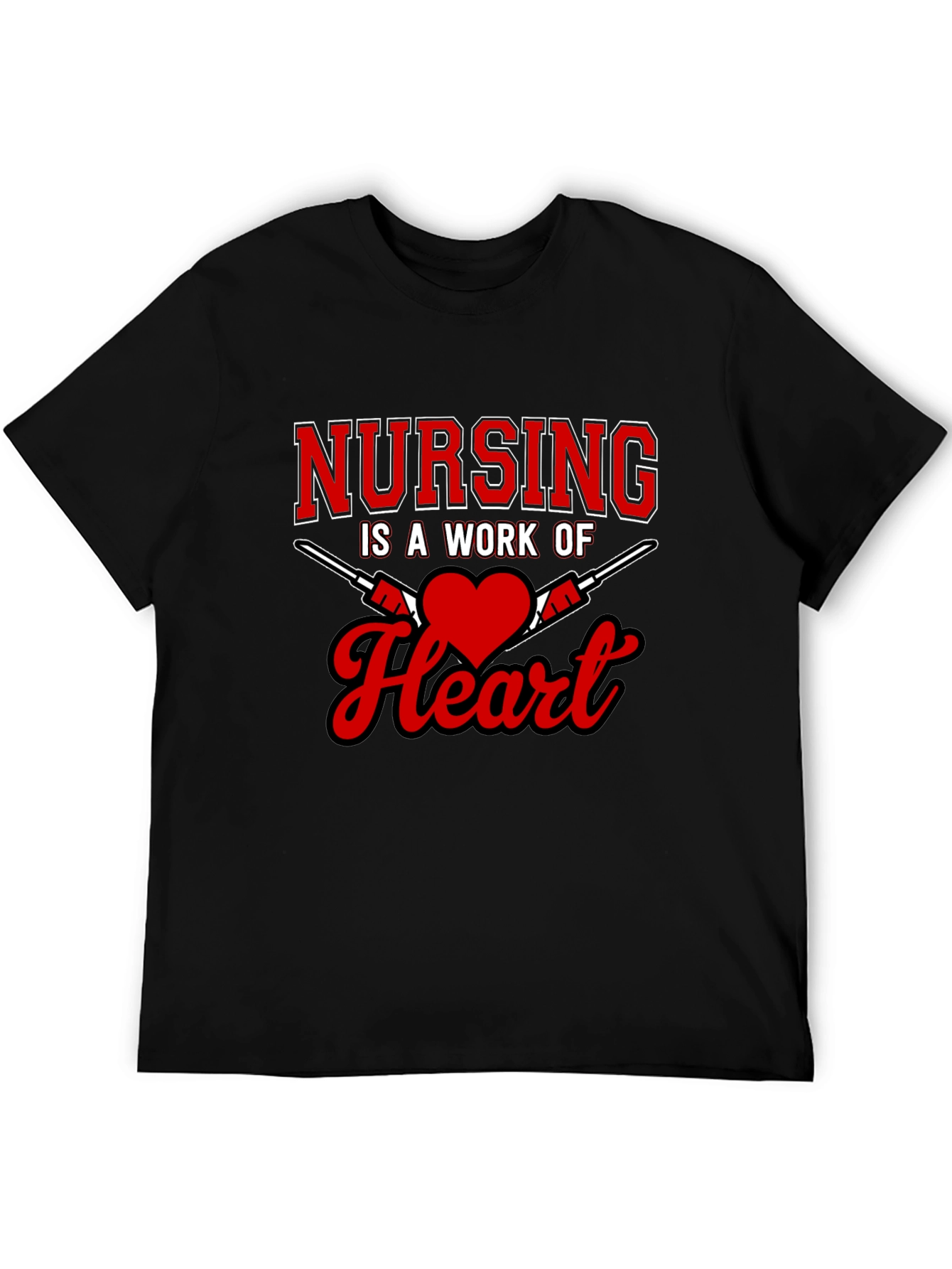 Nursing is a Work of Heart T-Shirt