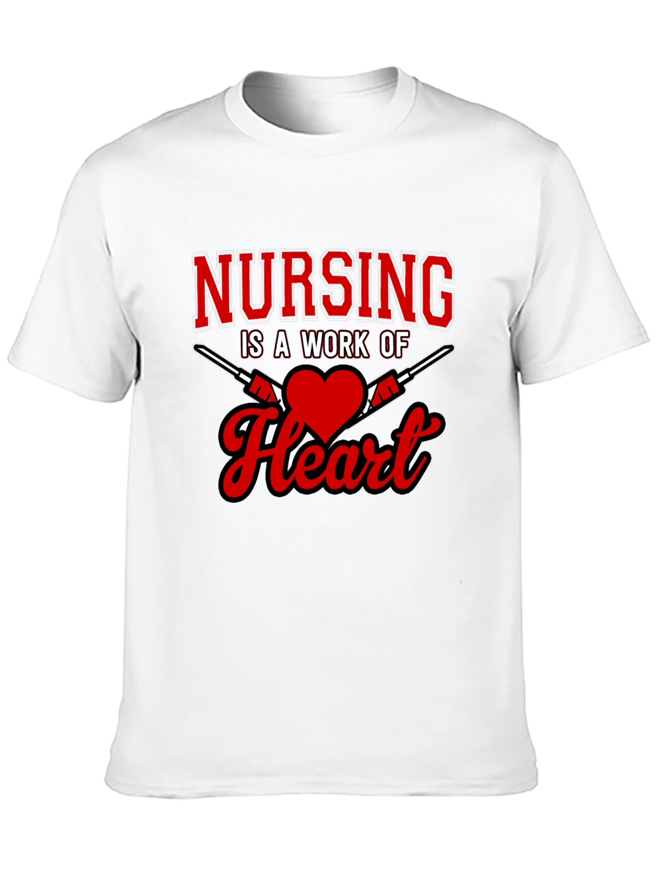 Nursing is a Work of Heart T-Shirt