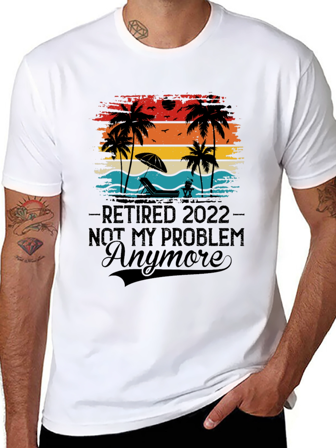 Retired 2022 Graphic Tee - Beach Design