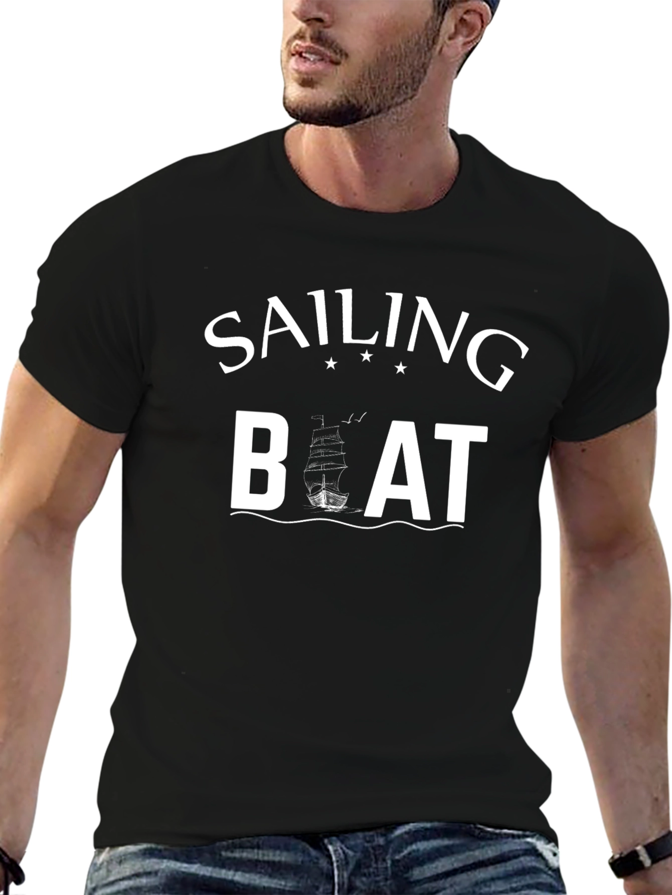 Sailing Boat T-Shirt Nautical Graphic Tee