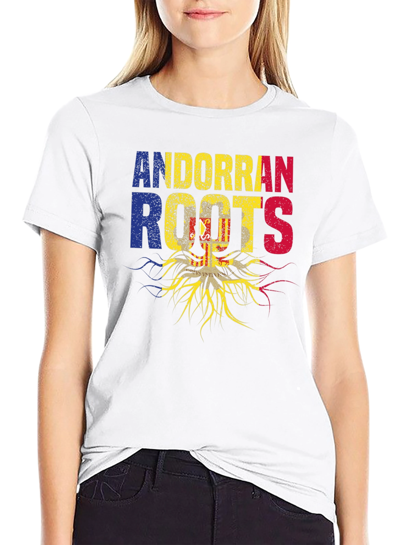 Andorran Roots T-Shirt - Andorra Flag Pride