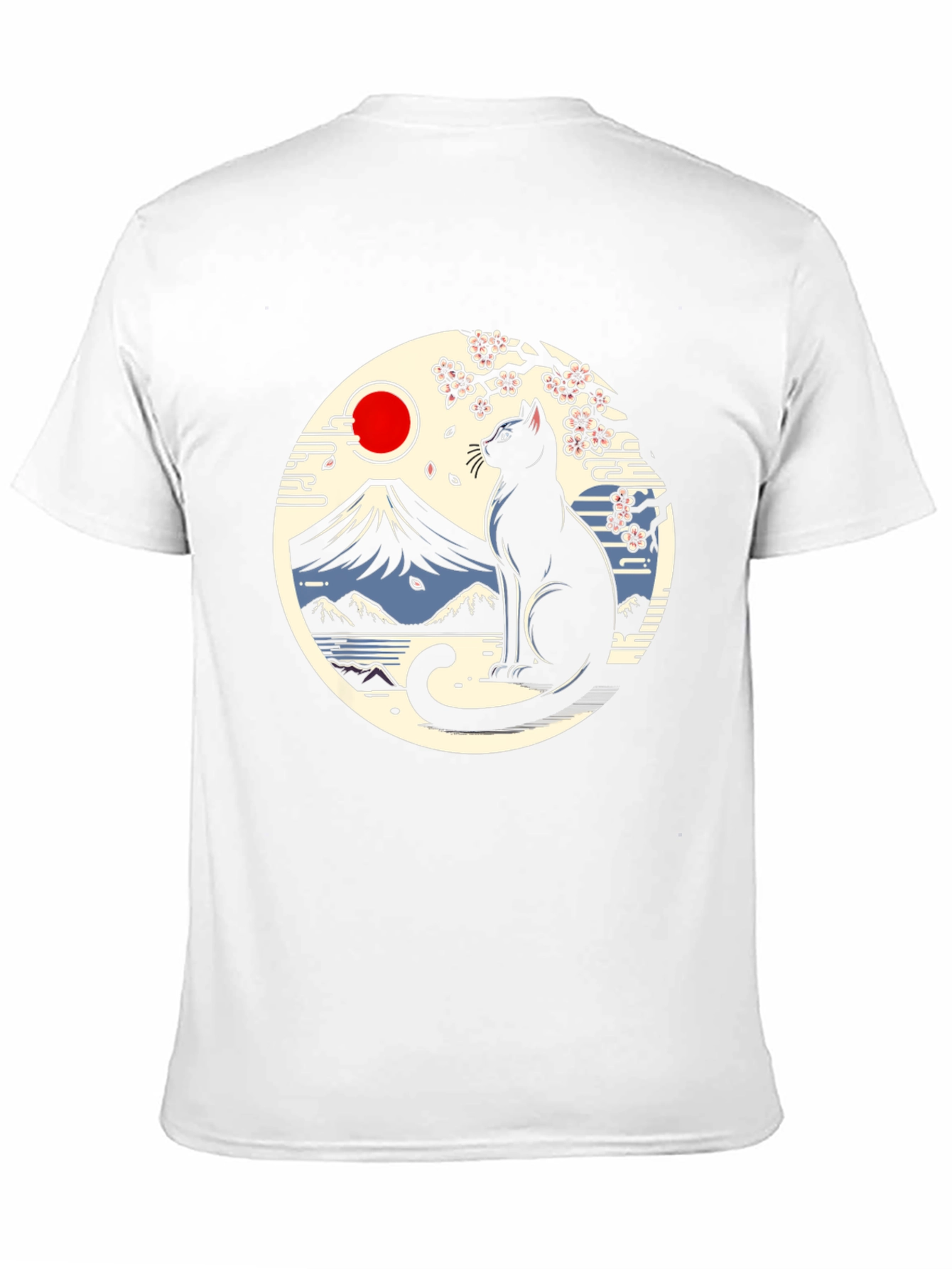 Black Cat Japanese Art T-Shirt
