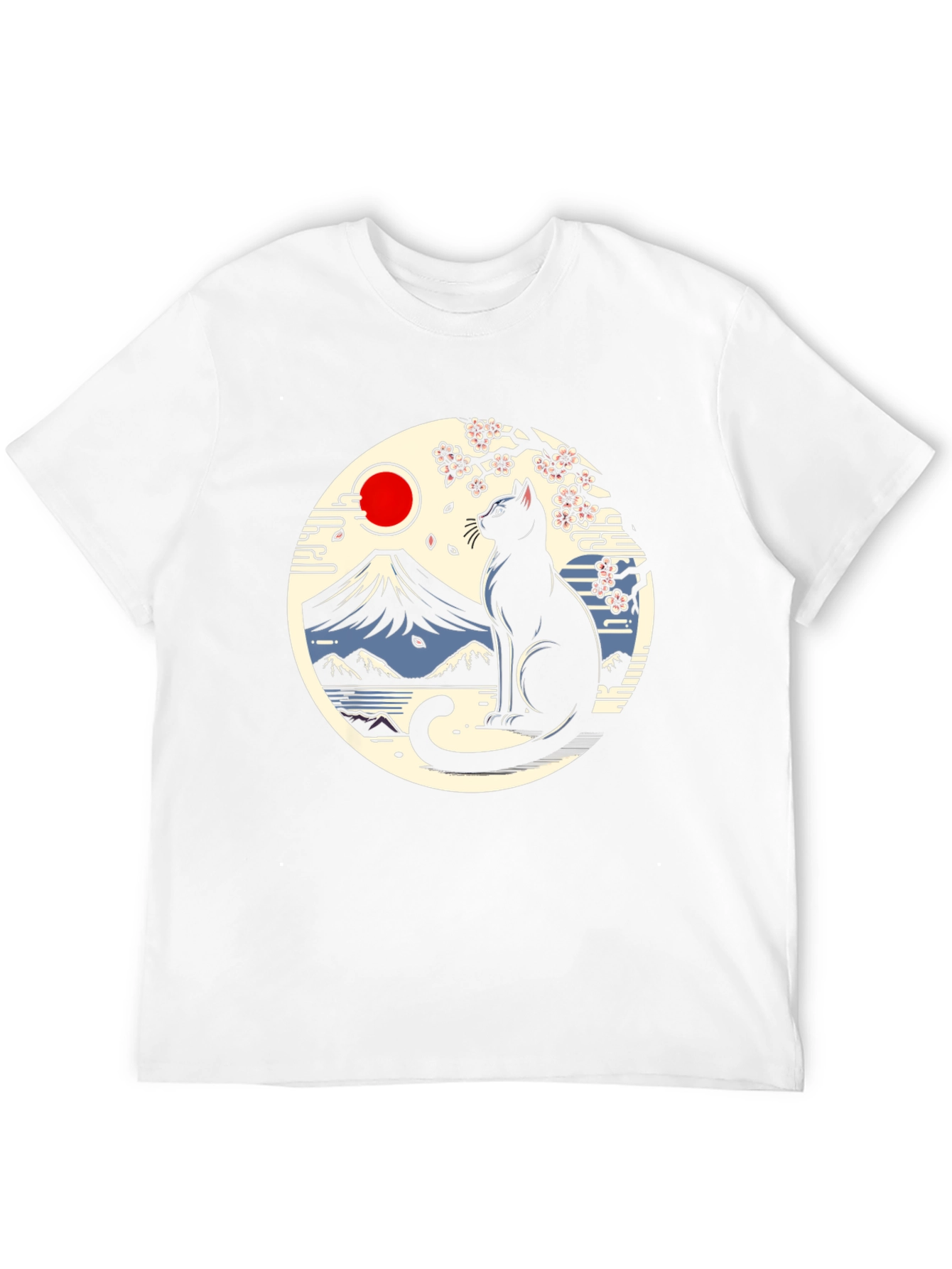 Black Cat Japanese Art T-Shirt