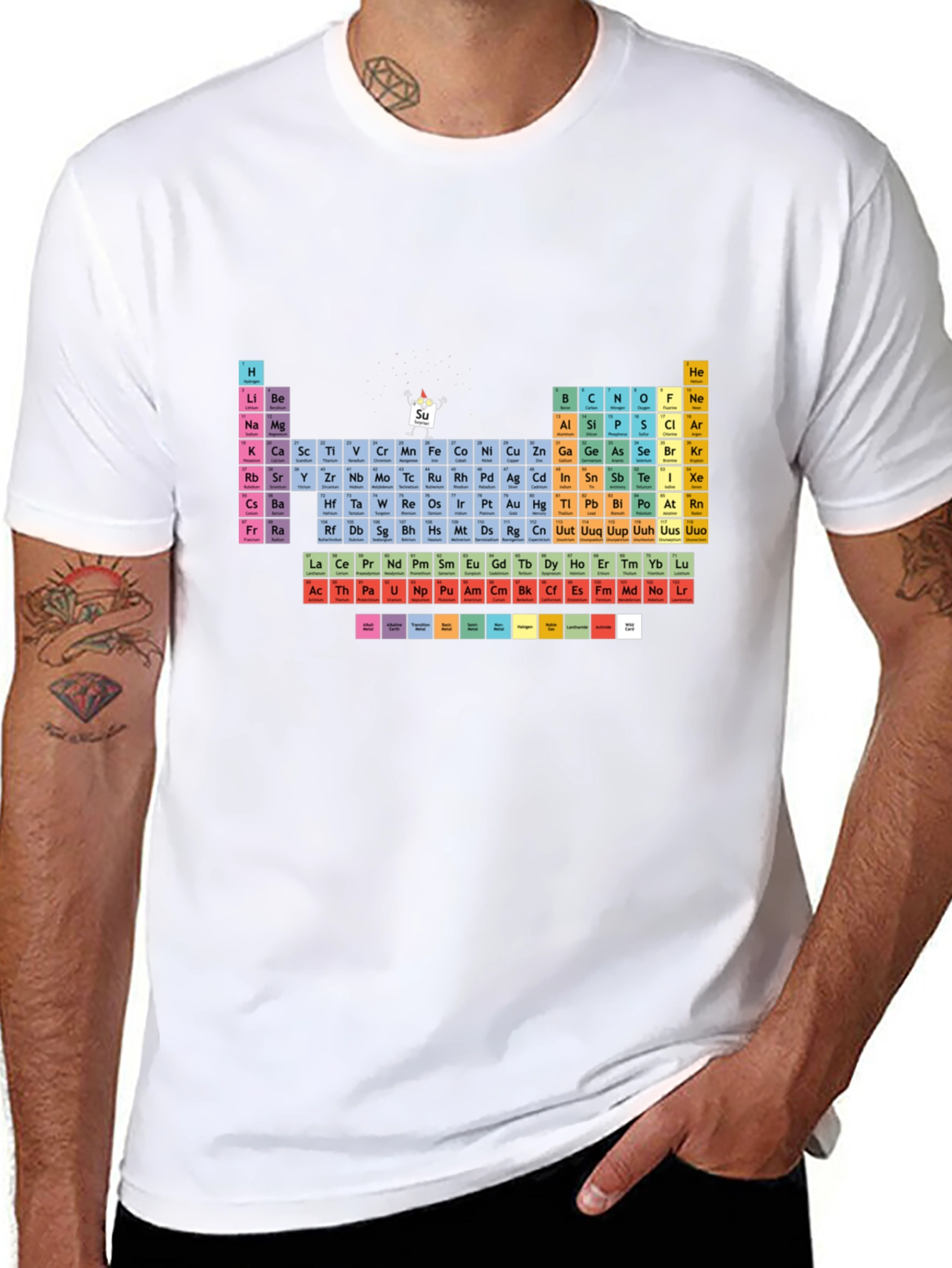 Periodic Table Graphic T-Shirt Science Tee