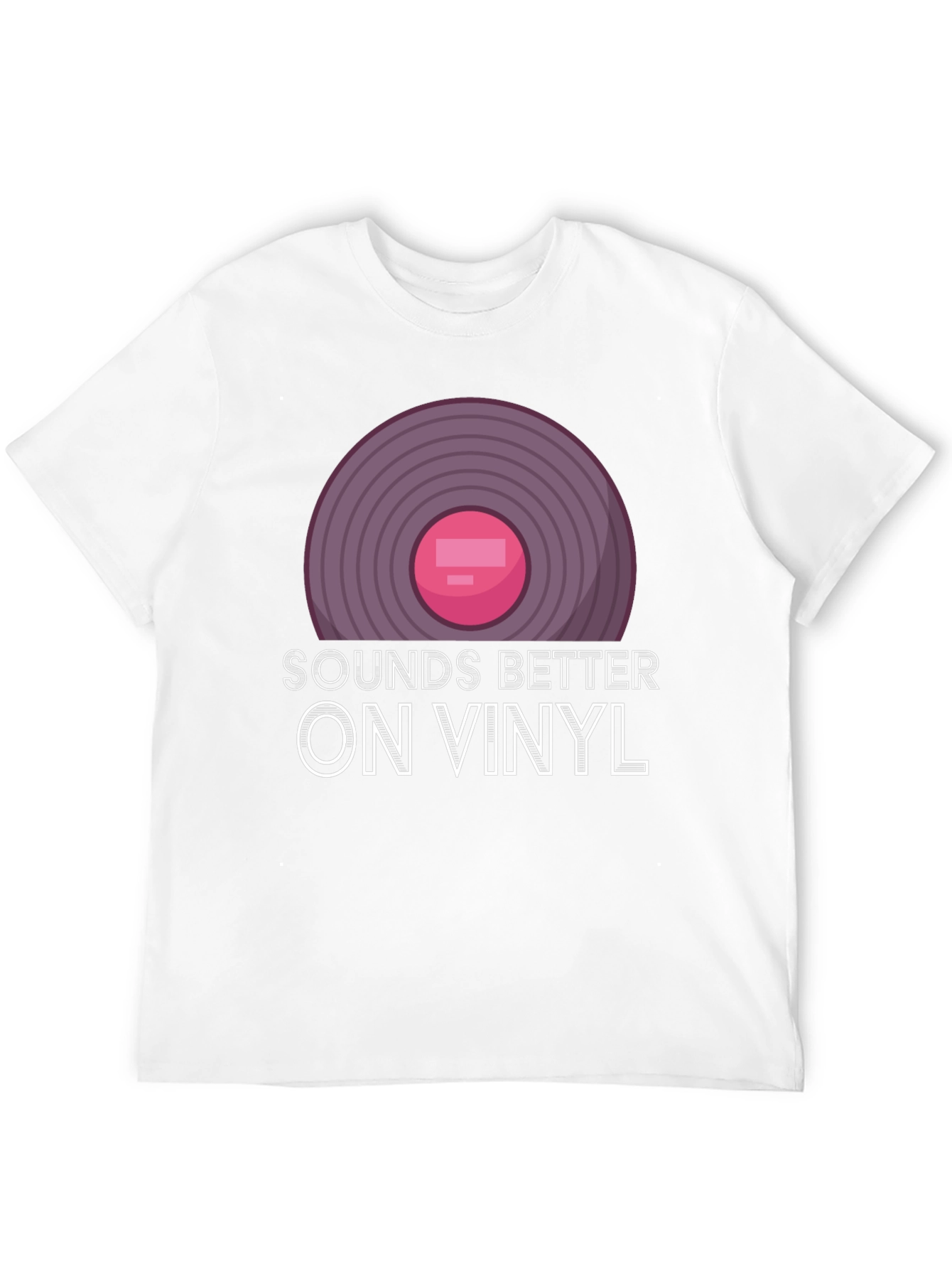 Sounds Better On Vinyl Black T-Shirt